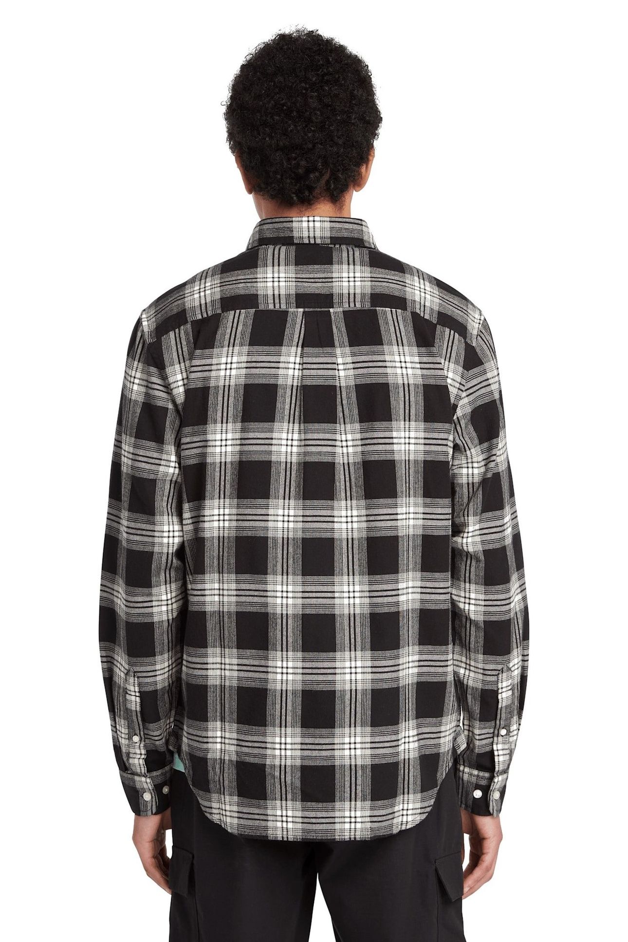 LS SOLUCELL TARTAN SHIRT REGULAR BLACK YD 3