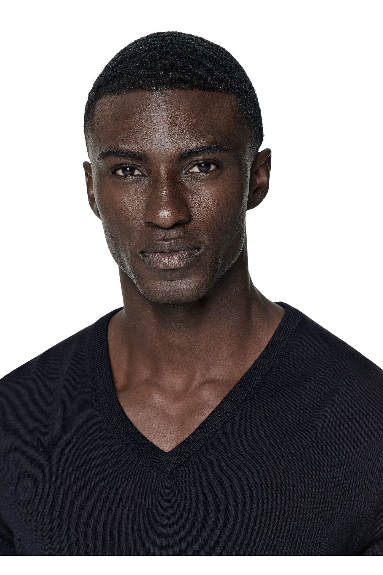 V-NECK MERINO CREW AND V NECK NAVY 3