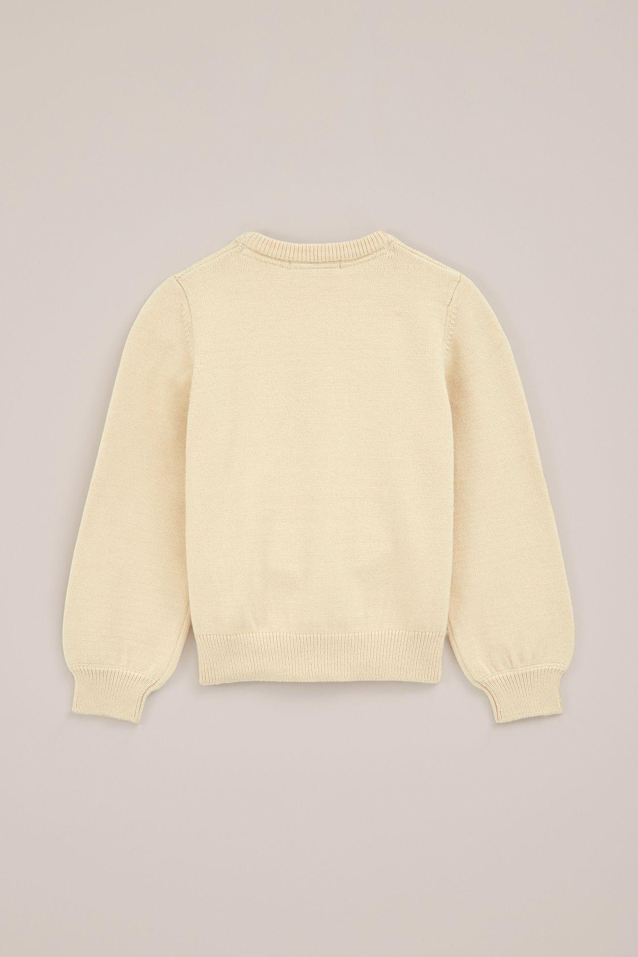 KNITTED PULLOVER BEIGE 4