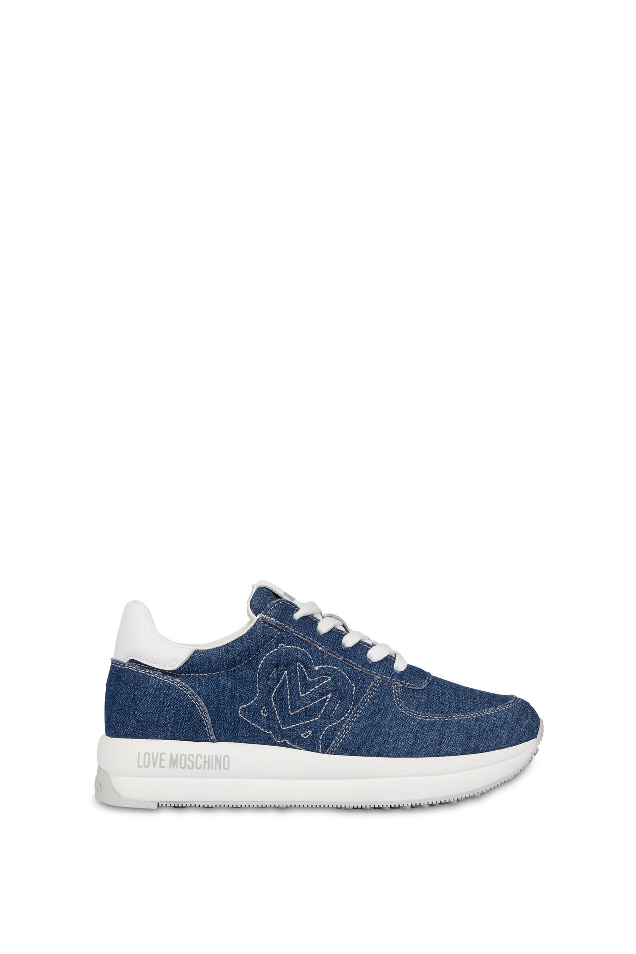 SNEAKERS IN DENIM DAILY RUNNING BLUE 2