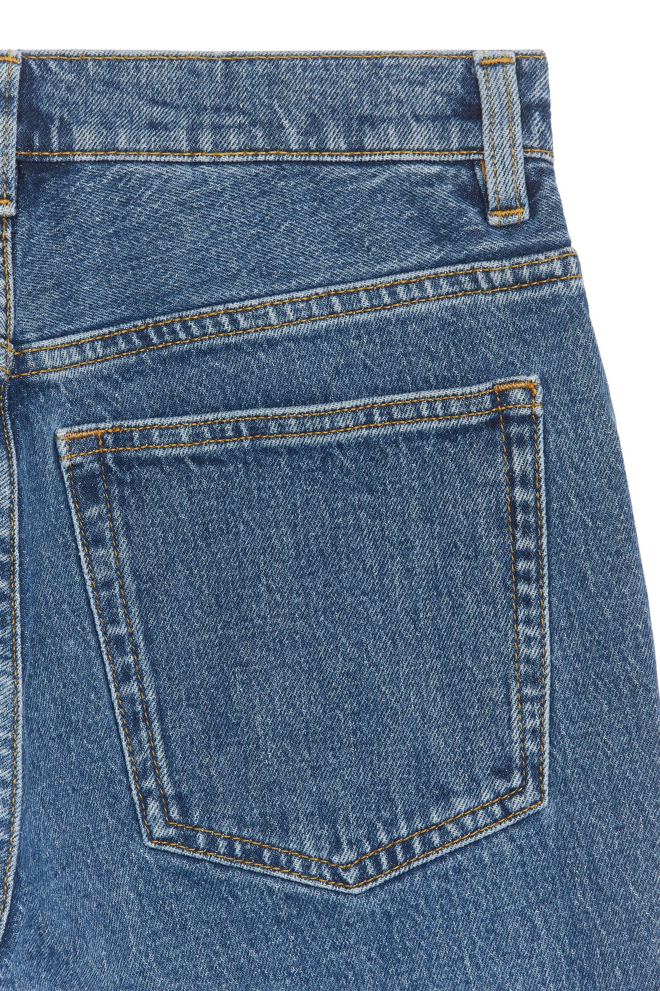 FERN CROPPED FLARED STRETCH BLUE 4