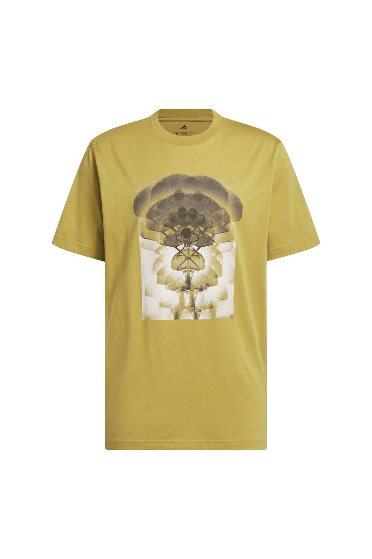 UNISEX PERFORMANCE KALEIDOSCOPE HOOP GRAPHIC T-SHIRT SAND GR 4