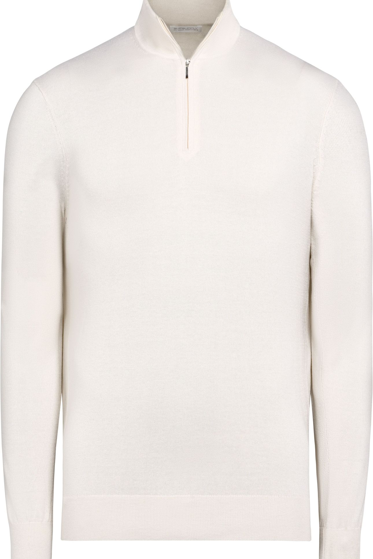HALF ZIP OFF WHITE CARDIGANS OFF-WHITE 5
