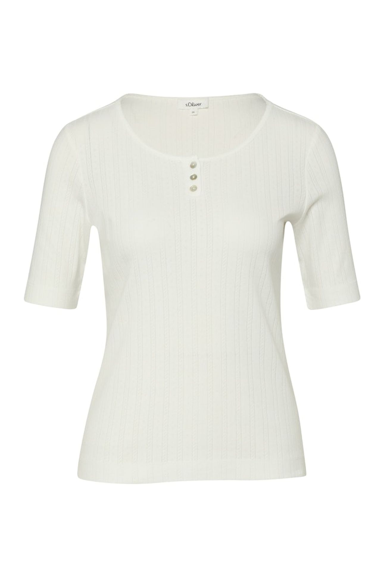 S.OLIVER T-SHIRTS OFFWHITE 7