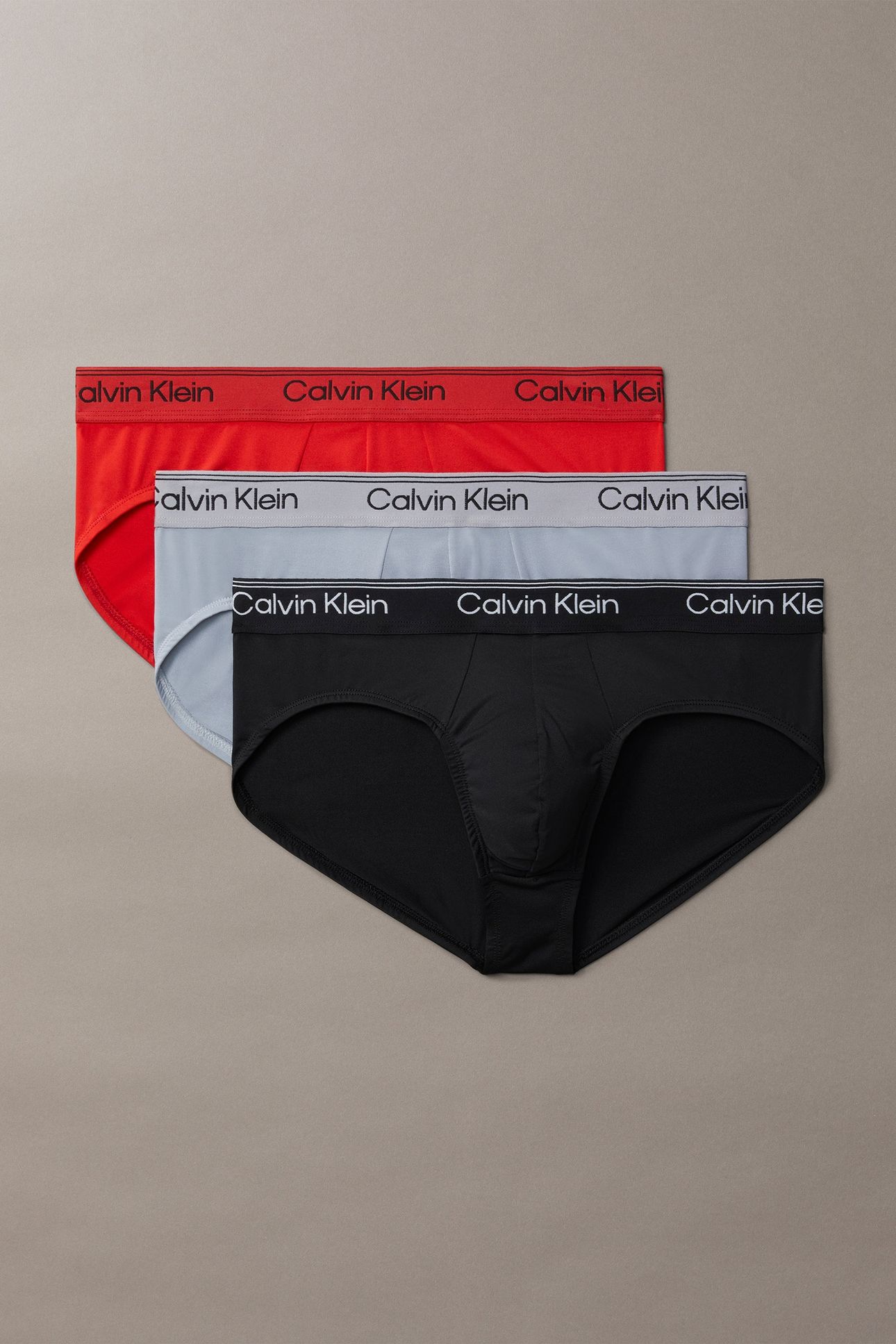 HIP BRIEF 3-PACK BLACK/SLEET/ADRENALINE RUSH 2