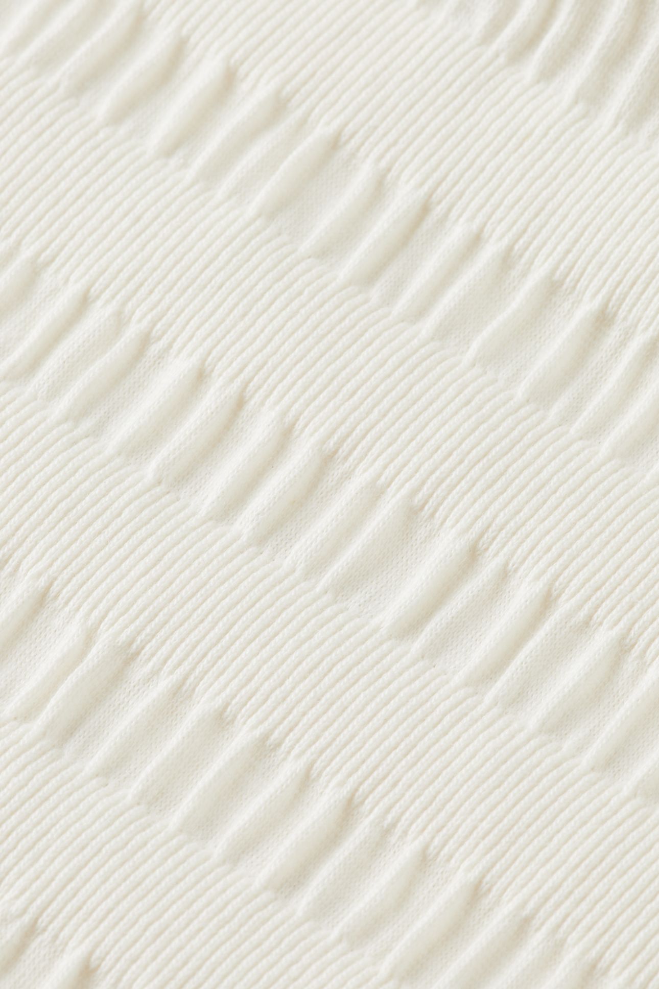 RELAXED-FIT HORIZONAL TEXTURED T-SHIRT EGGNOG 3