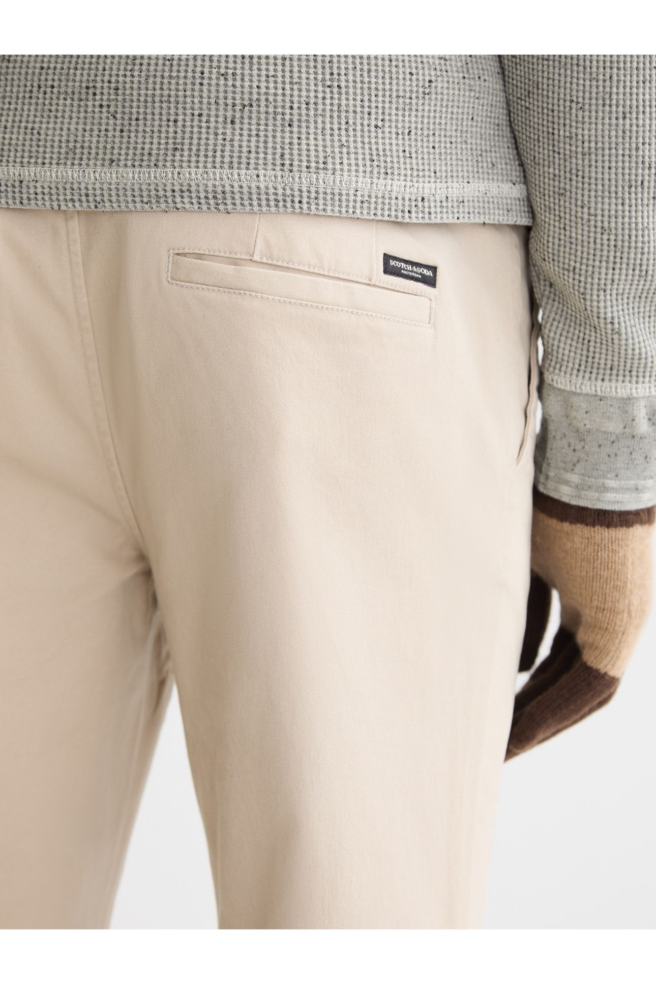 MOTT - WASHED COTTON BLEND CHINO PLAZA TAUPE 6
