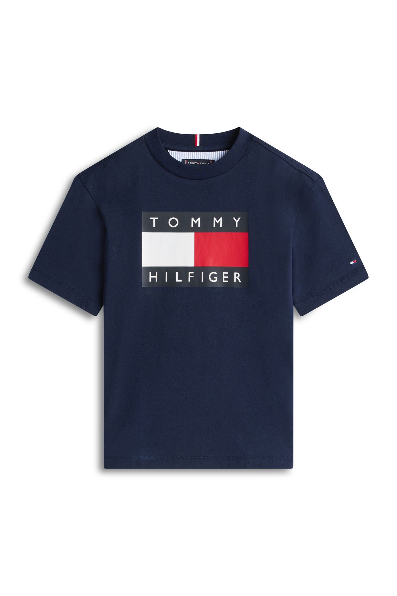 BOYS HERITAGE PRINTED FLAG T-SHIRT DARK NIGHT NAVY 4
