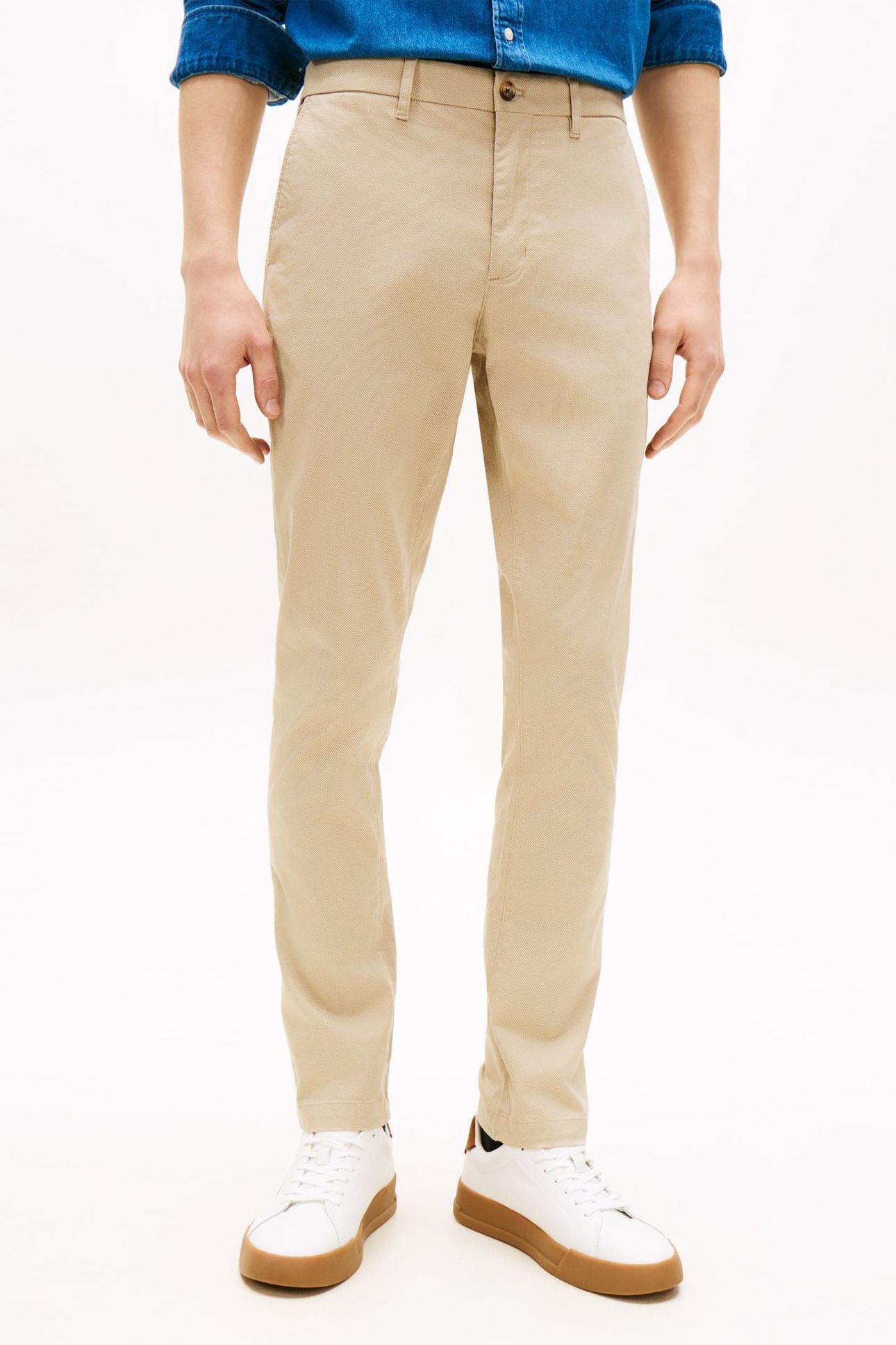 BLEECKER PRINTED STRAIGHT CHINO SANDALWOOD 3