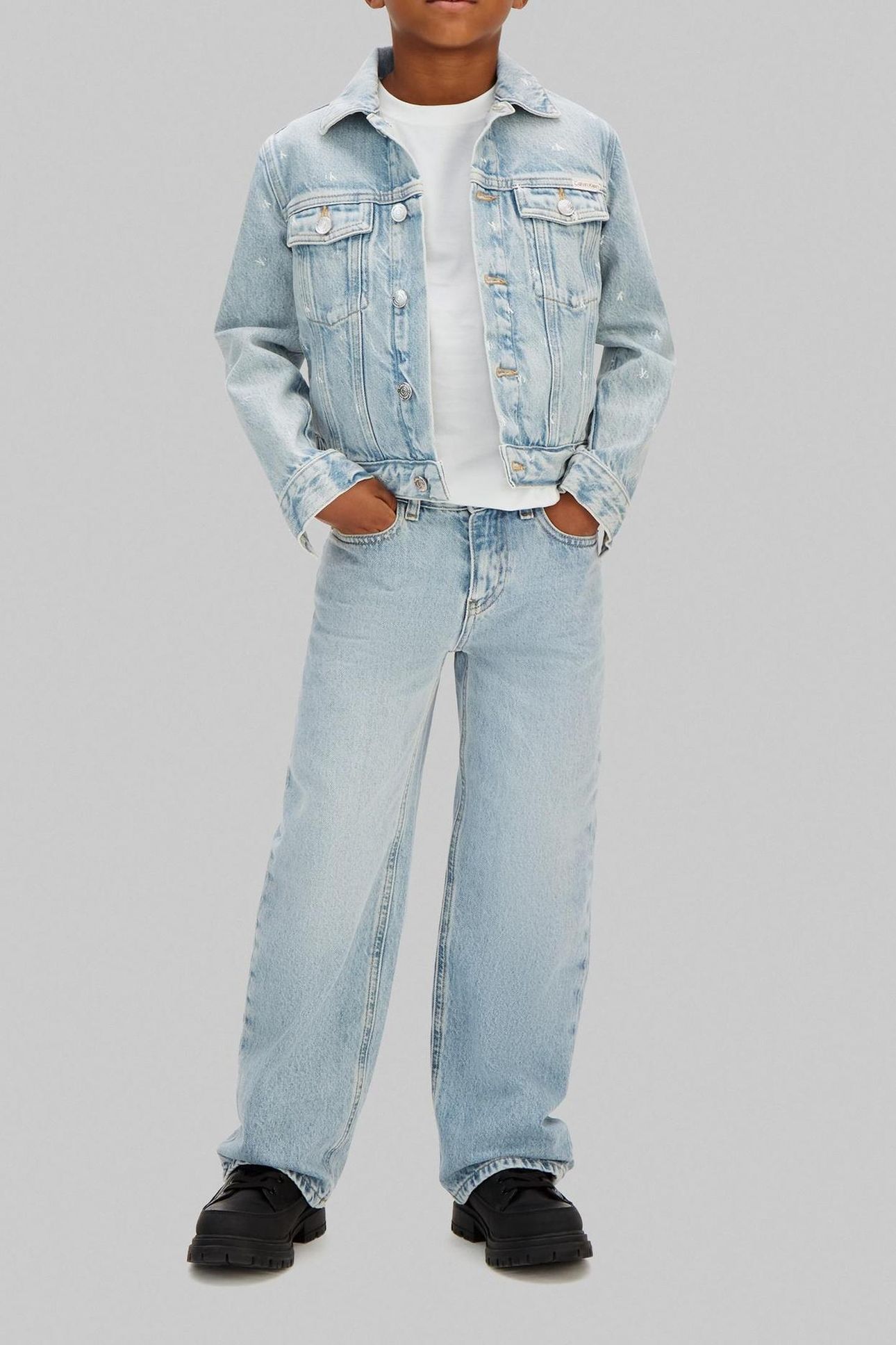 BOYS DENIM TRUCKER JACKET ANDREW WASH 2