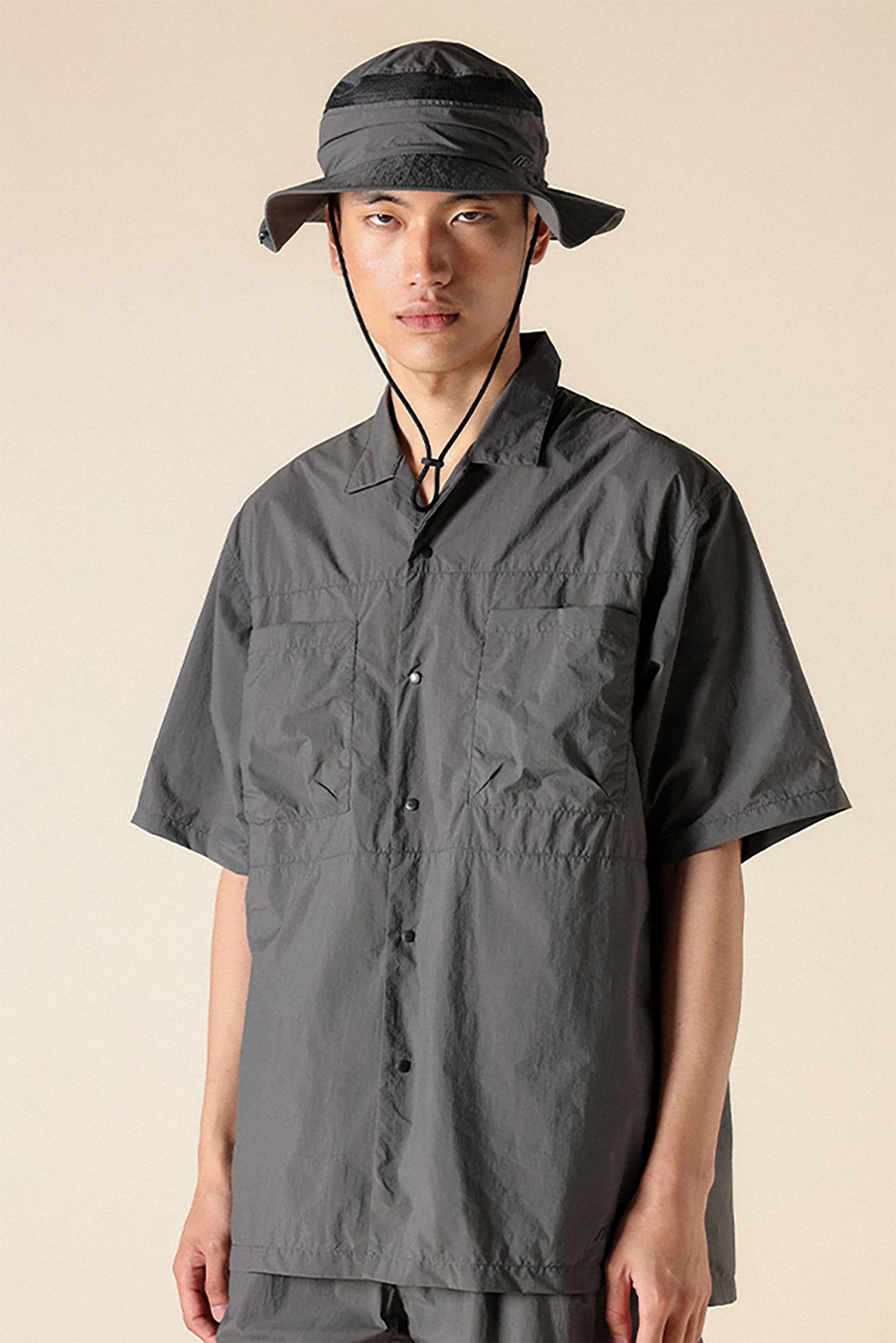 UNISEX SL WR LIGHT FIELD SHIRT ASH BLACK 1