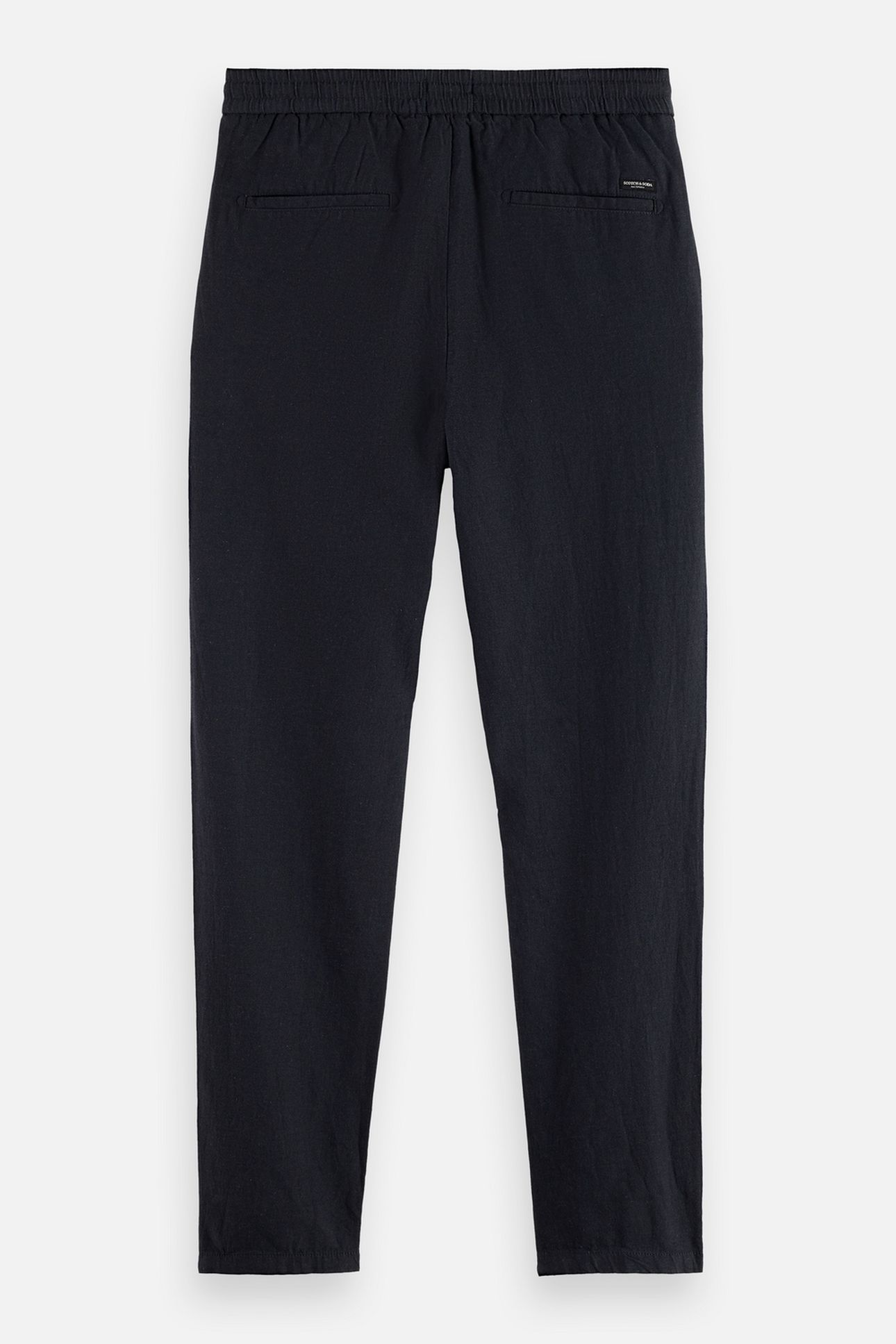 WARREN - COTTON/ LINEN TWILL JOGGER BLACK 4