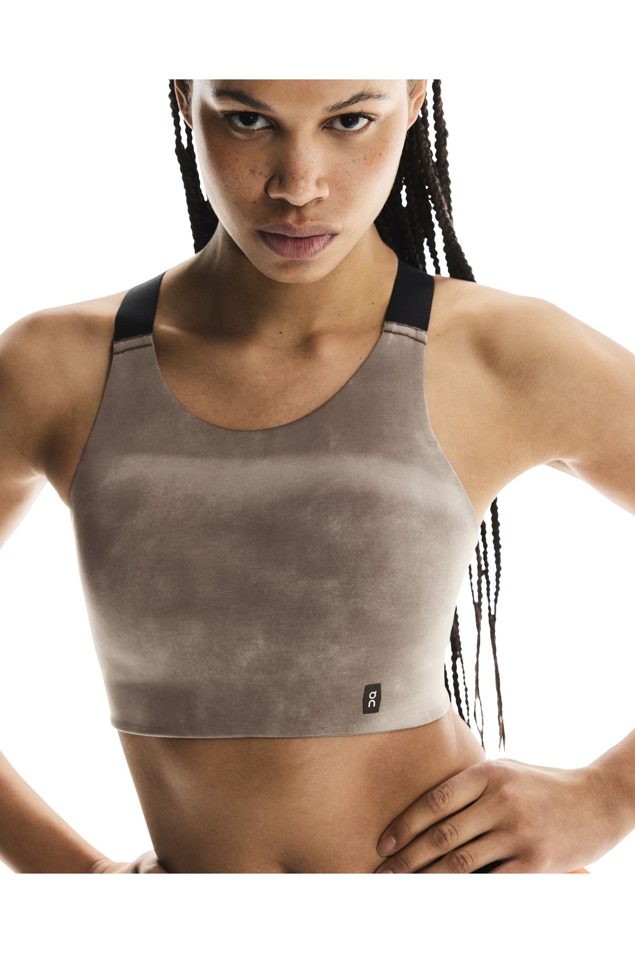 PERFORMANCE BRA AOP 1 W CINDER | BLACK CINDER | BLACK 3