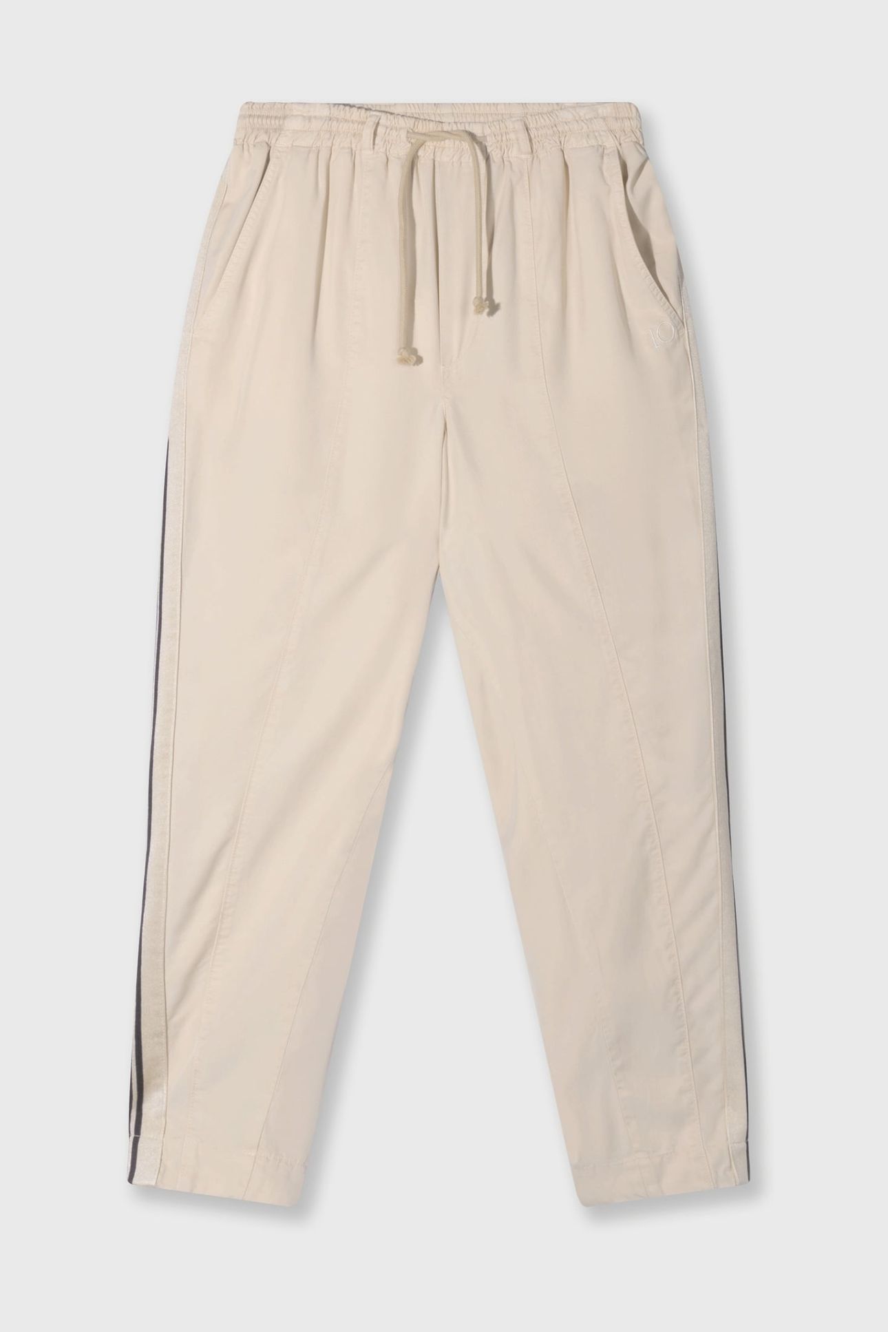 WIDE TAPERED PANTS TENCEL LIGHT EARTH 4