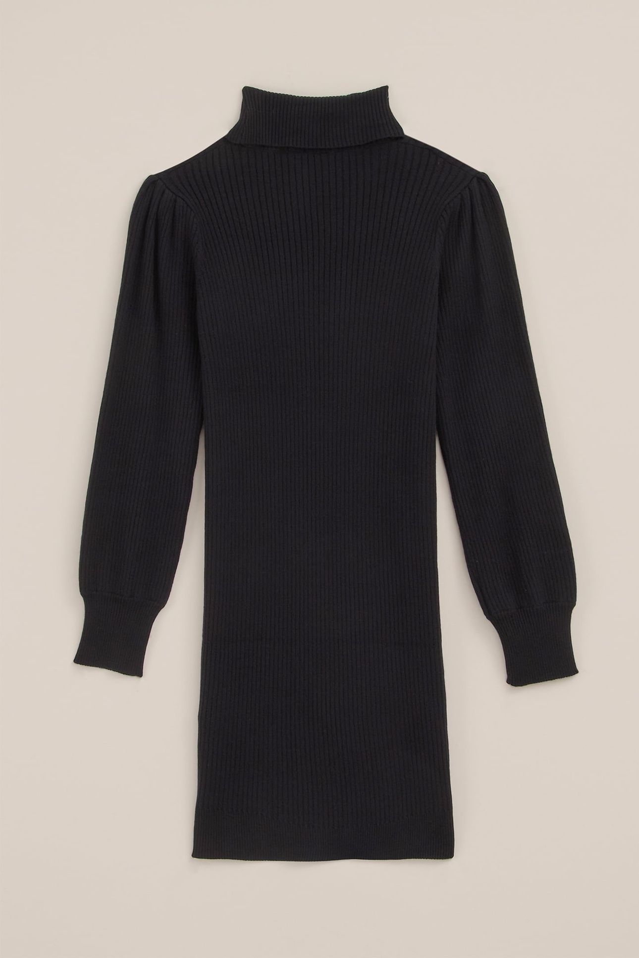 DRESS MID LENGTH BLACK 4