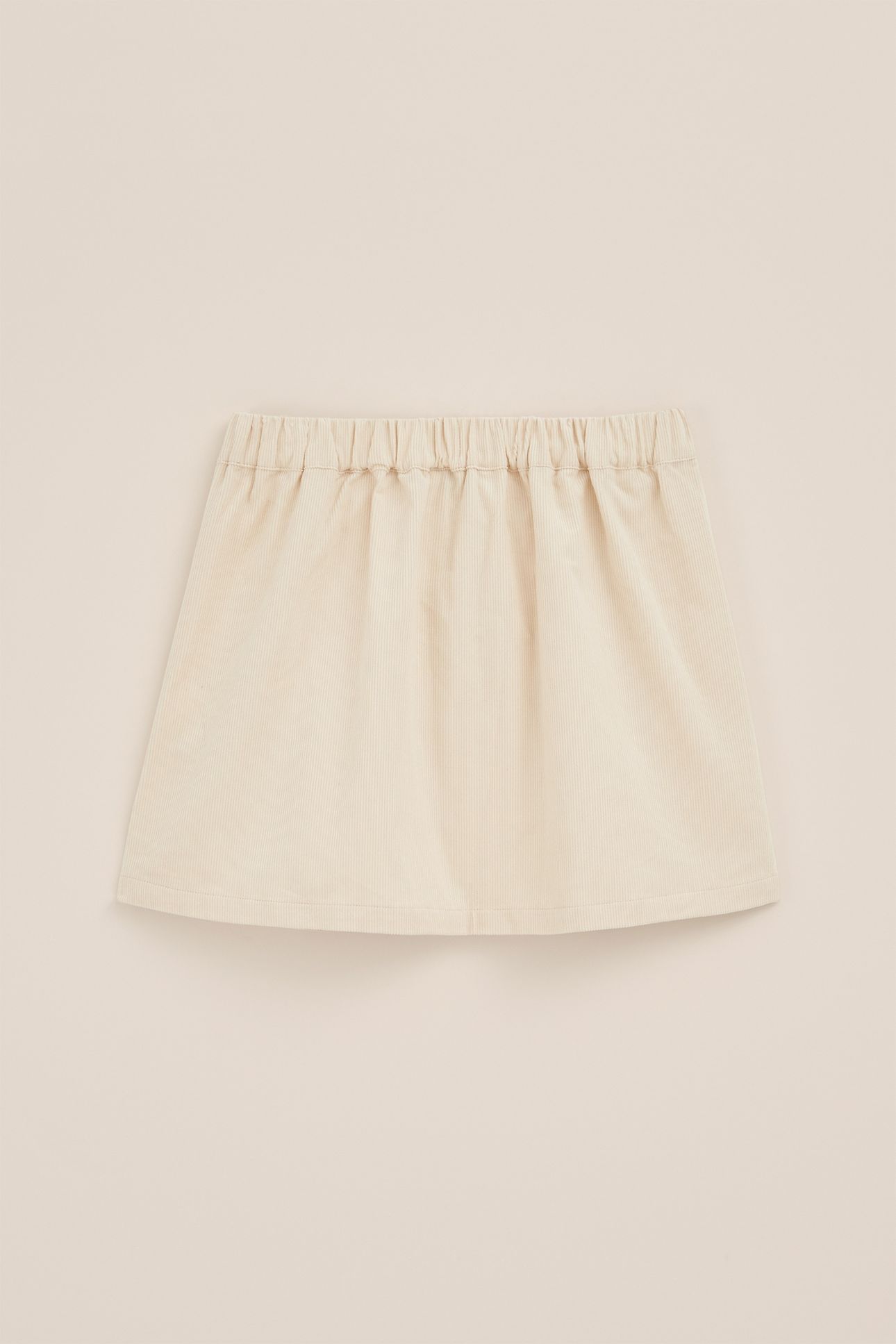 SKIRT MINI LENGTH ECRU 4