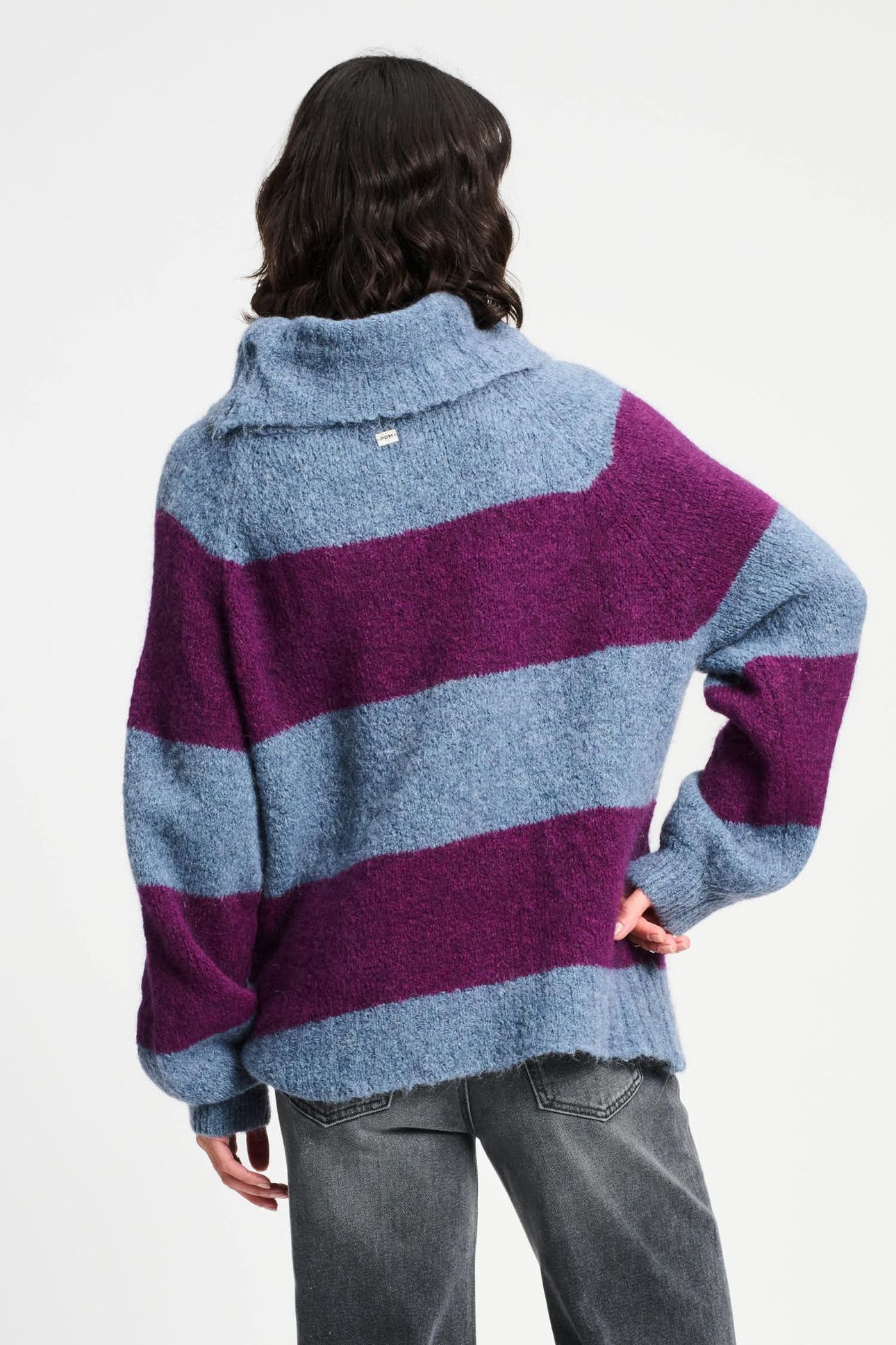 PULLOVER - PLUM STRIPES 5
