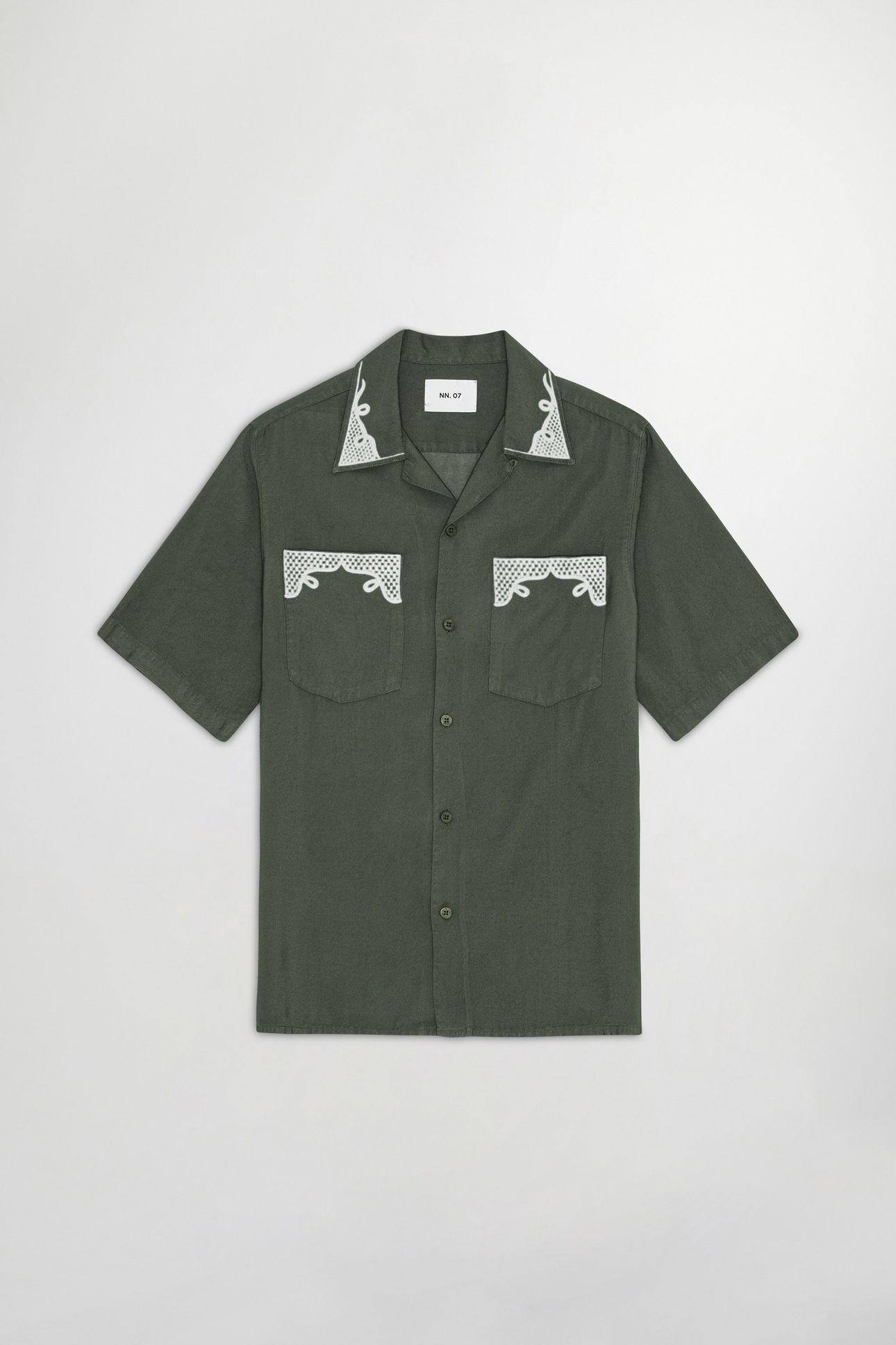 JULIO SS 2 PKT 5027 SHORT SLEEVE CROC GREEN 4