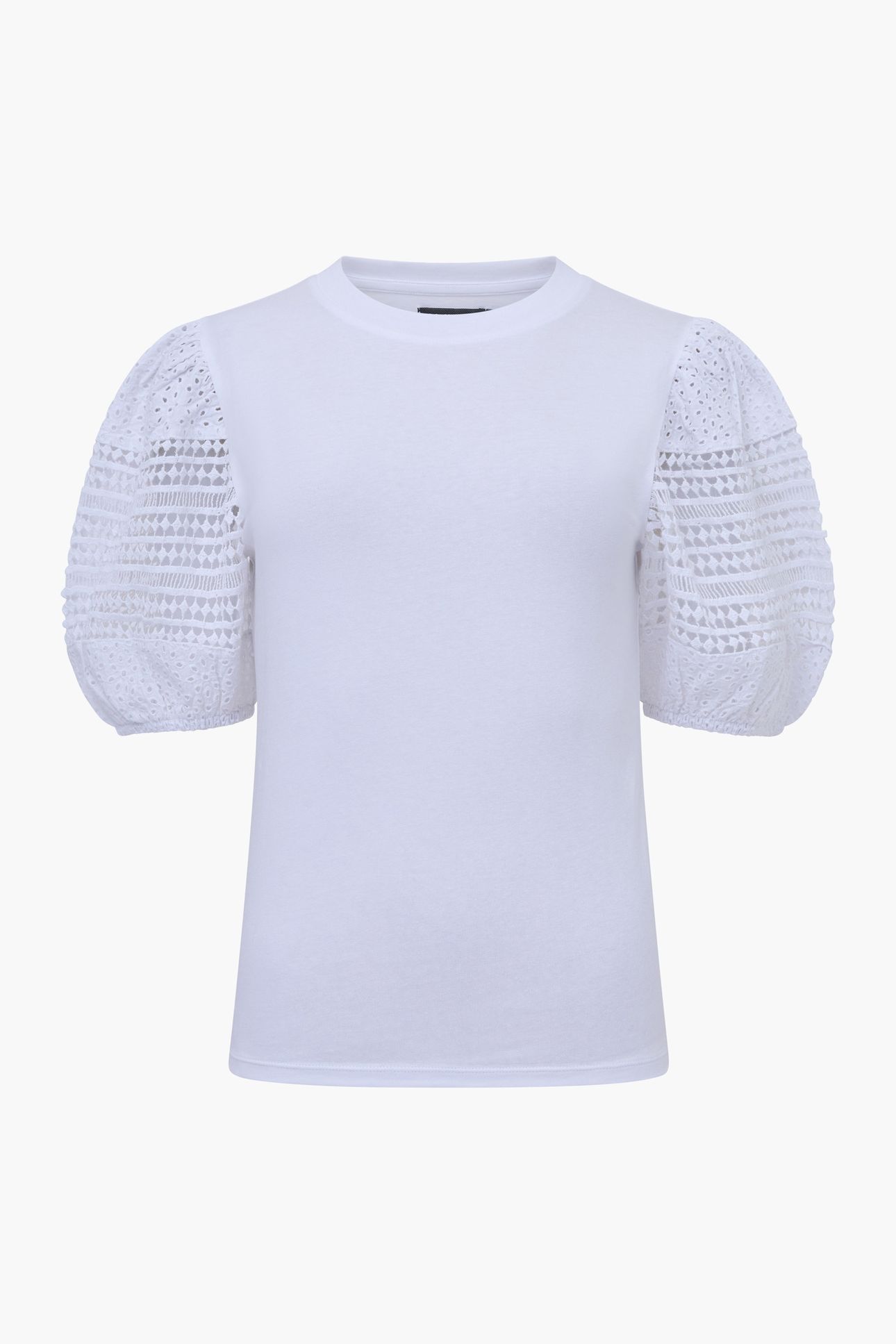 CROCHET LACE SLV LINEN WHITE 4
