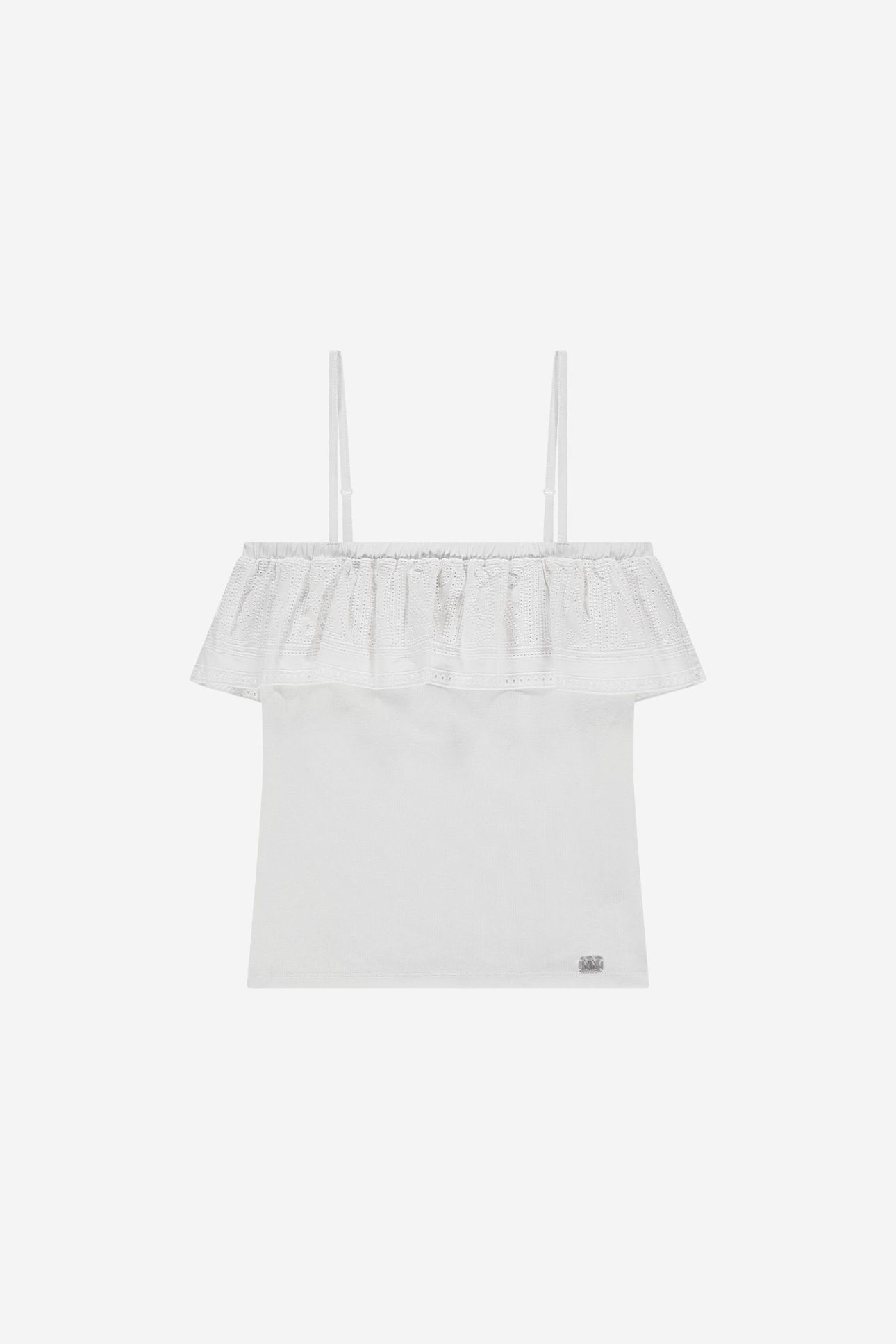 SHANTIE RUFFLE TOP OFF WHITE 3