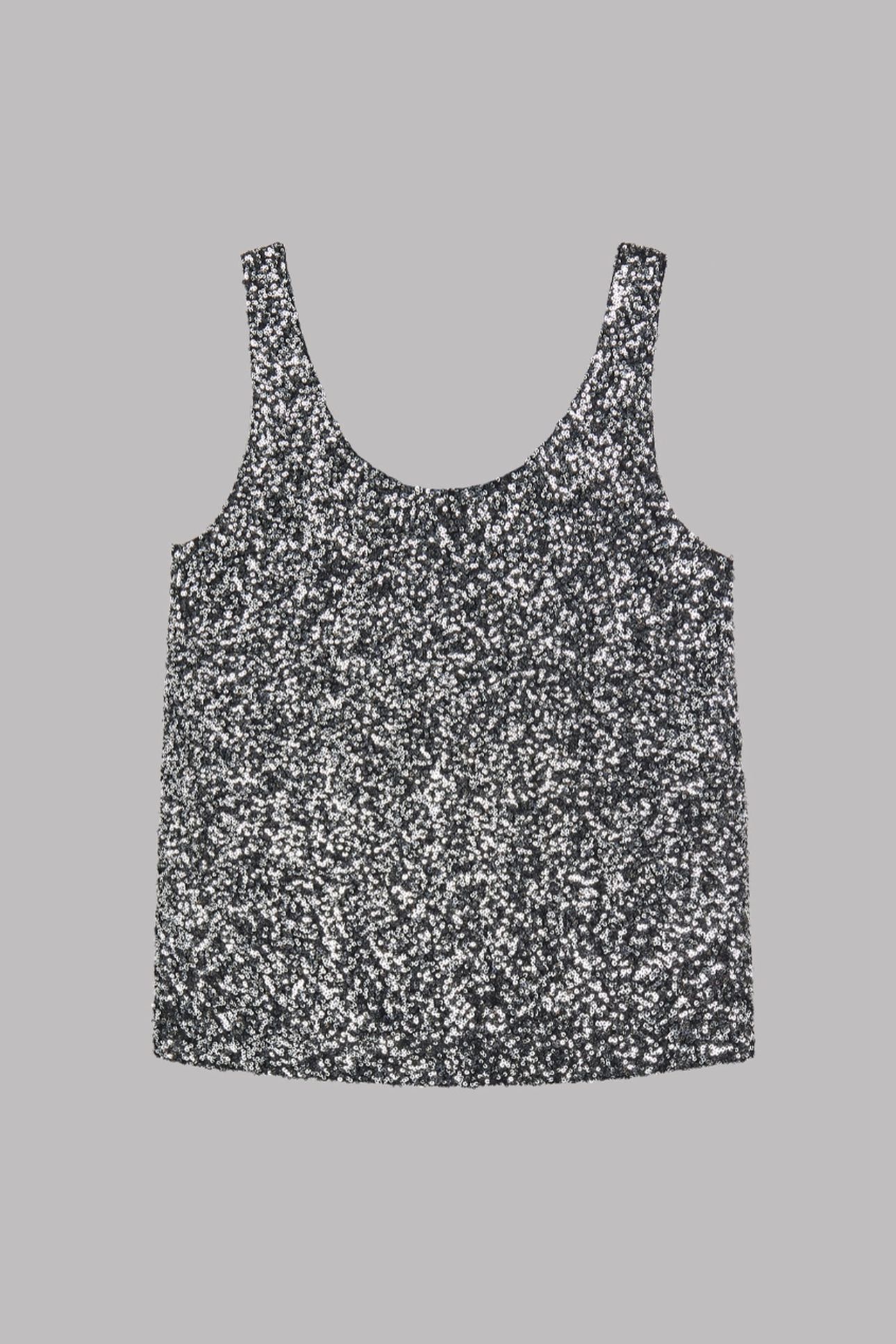 THE DARK SEQUIN BASE TANK TOP 3