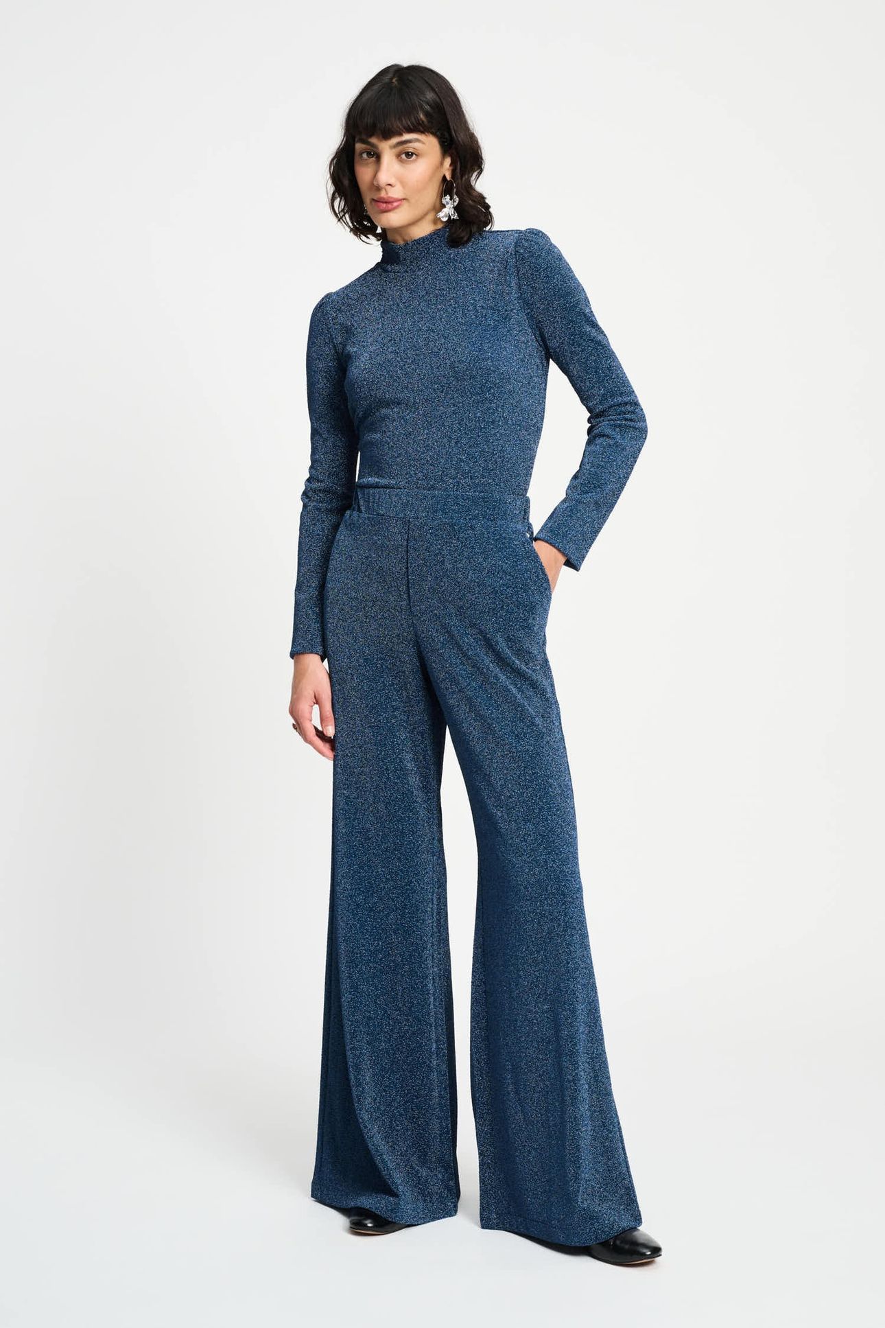 PANTS - GLITTER DAWN BLUE 1