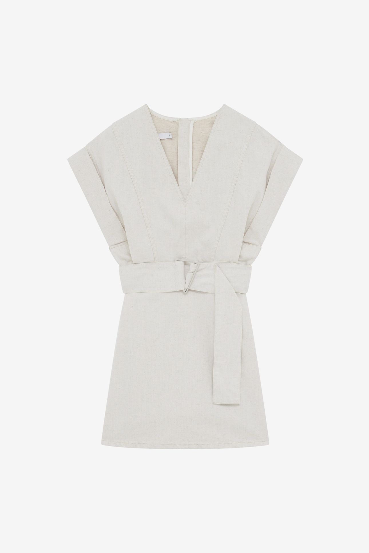 DORAMA DRESS BEIGE/ NATURAL WHITE 4