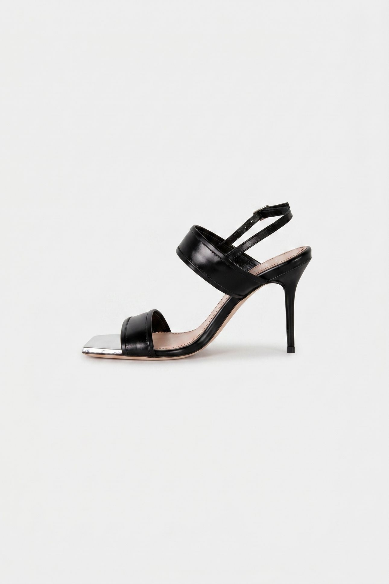CHLORITE MET SANDALS BLACK/SILVER 2