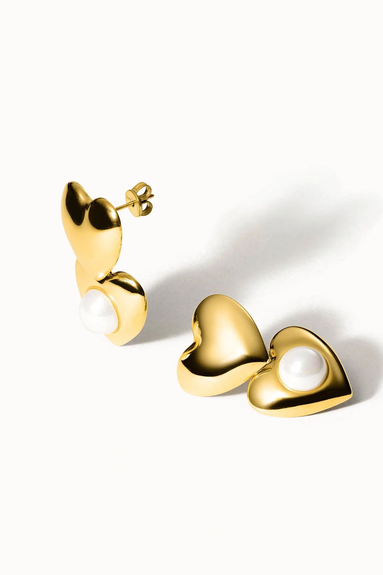 MY HEART OHRRINGE GOLD 2