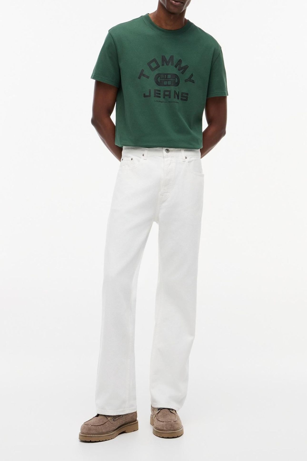 OTIS REGULAR STRAIGHT JEANS DENIM WHITE 2