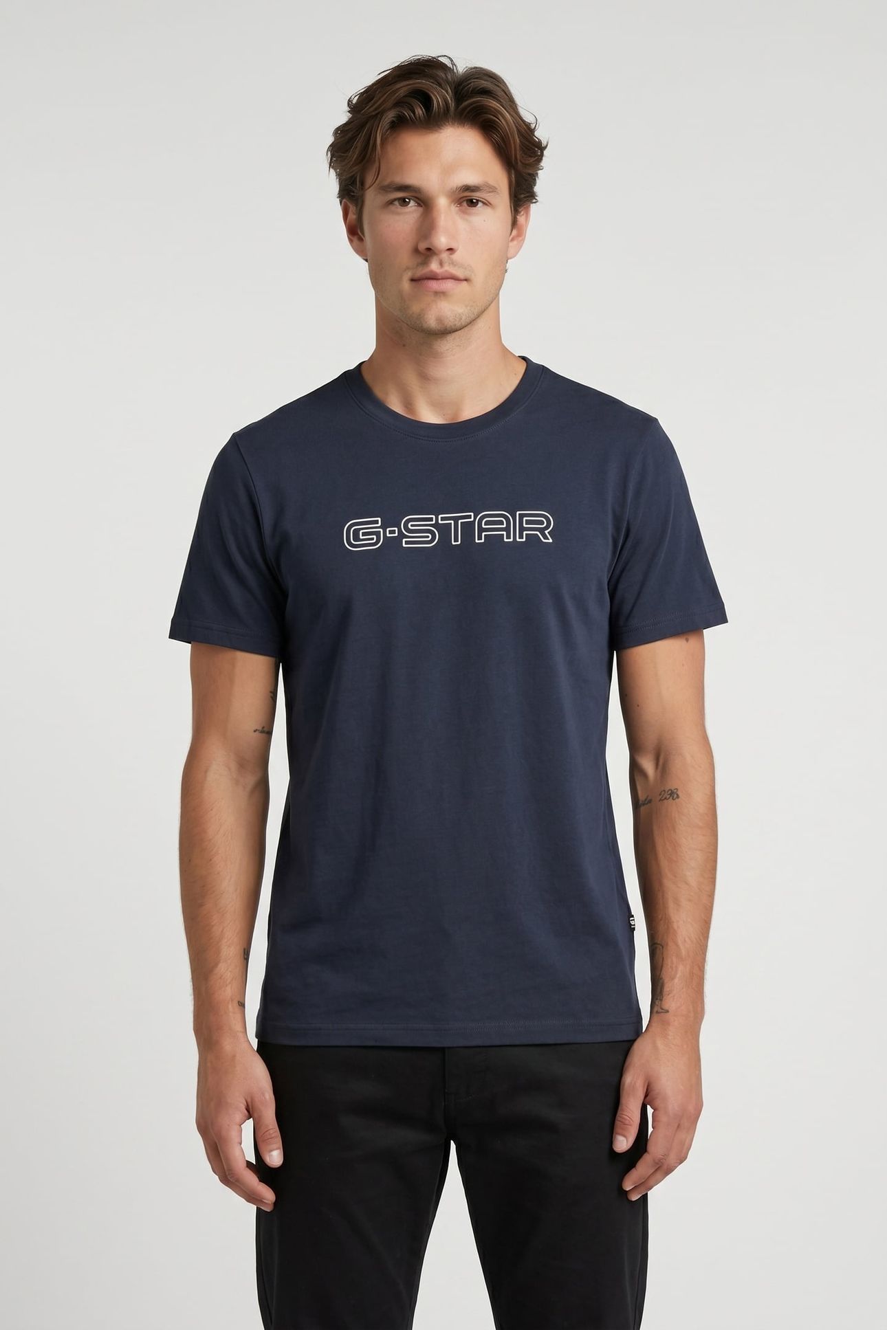 G-STAR SLIM R T S\S BLUE 2