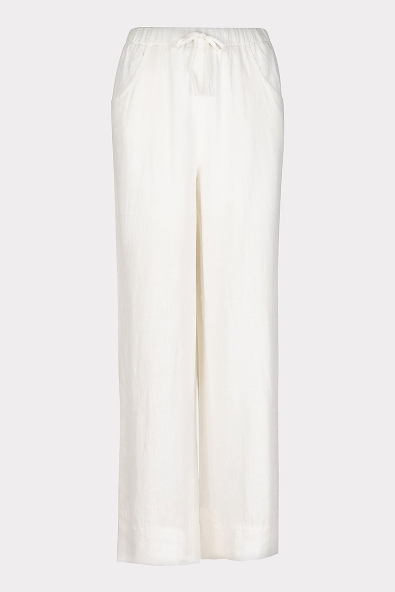 TROUSERS LINEN OFF WHITE 4