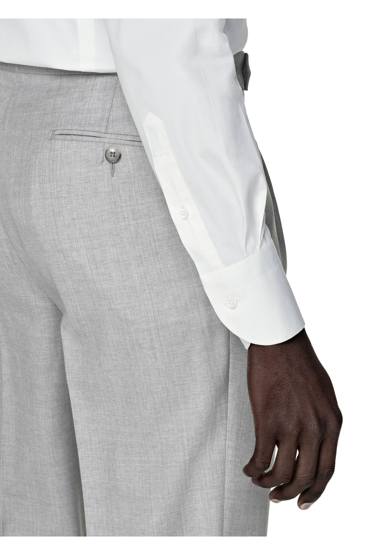 LUXURY STRETCH FORMAL SHIRTS WHITE 11
