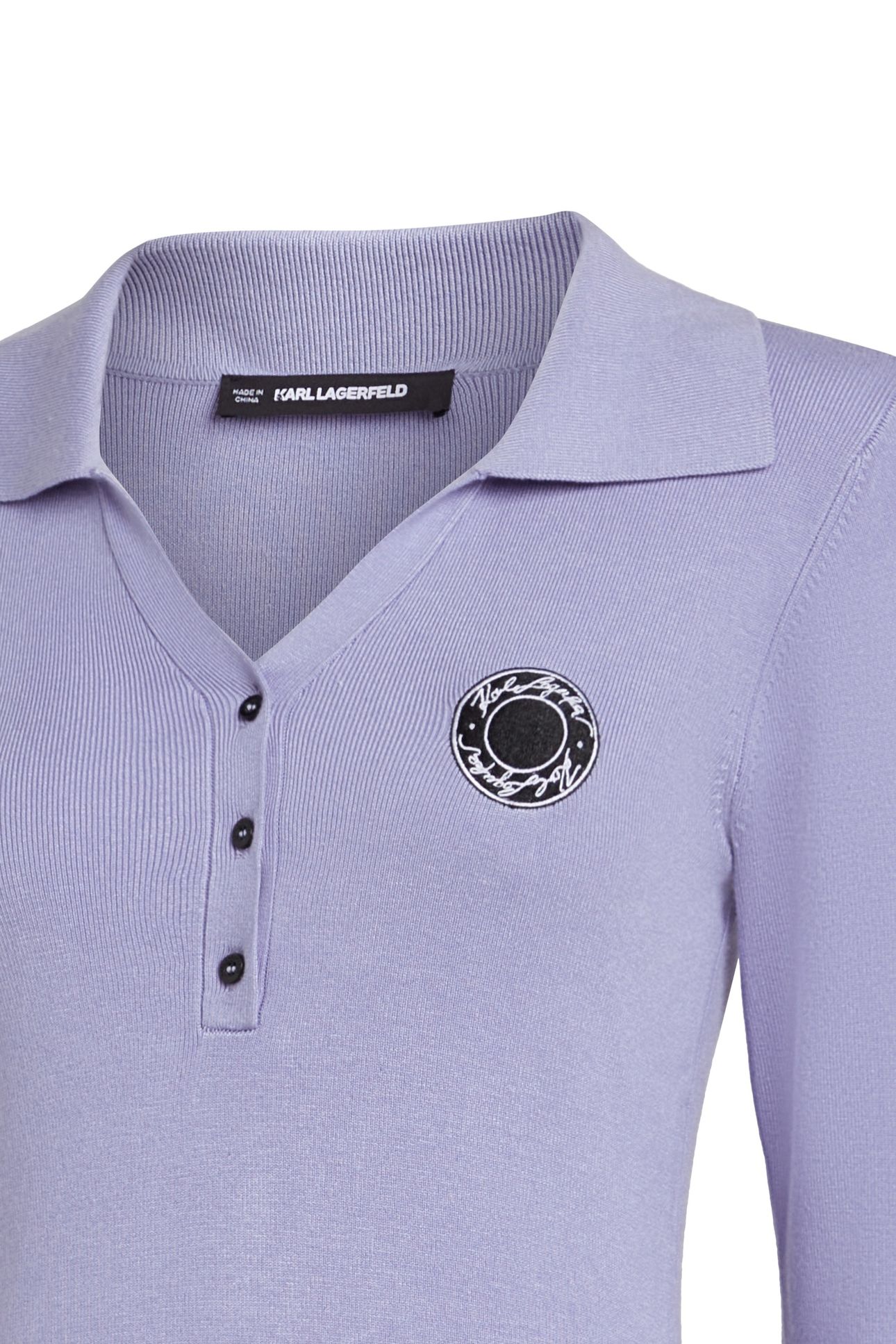 POLO KNIT DRESS SWEET LAVENDER 2
