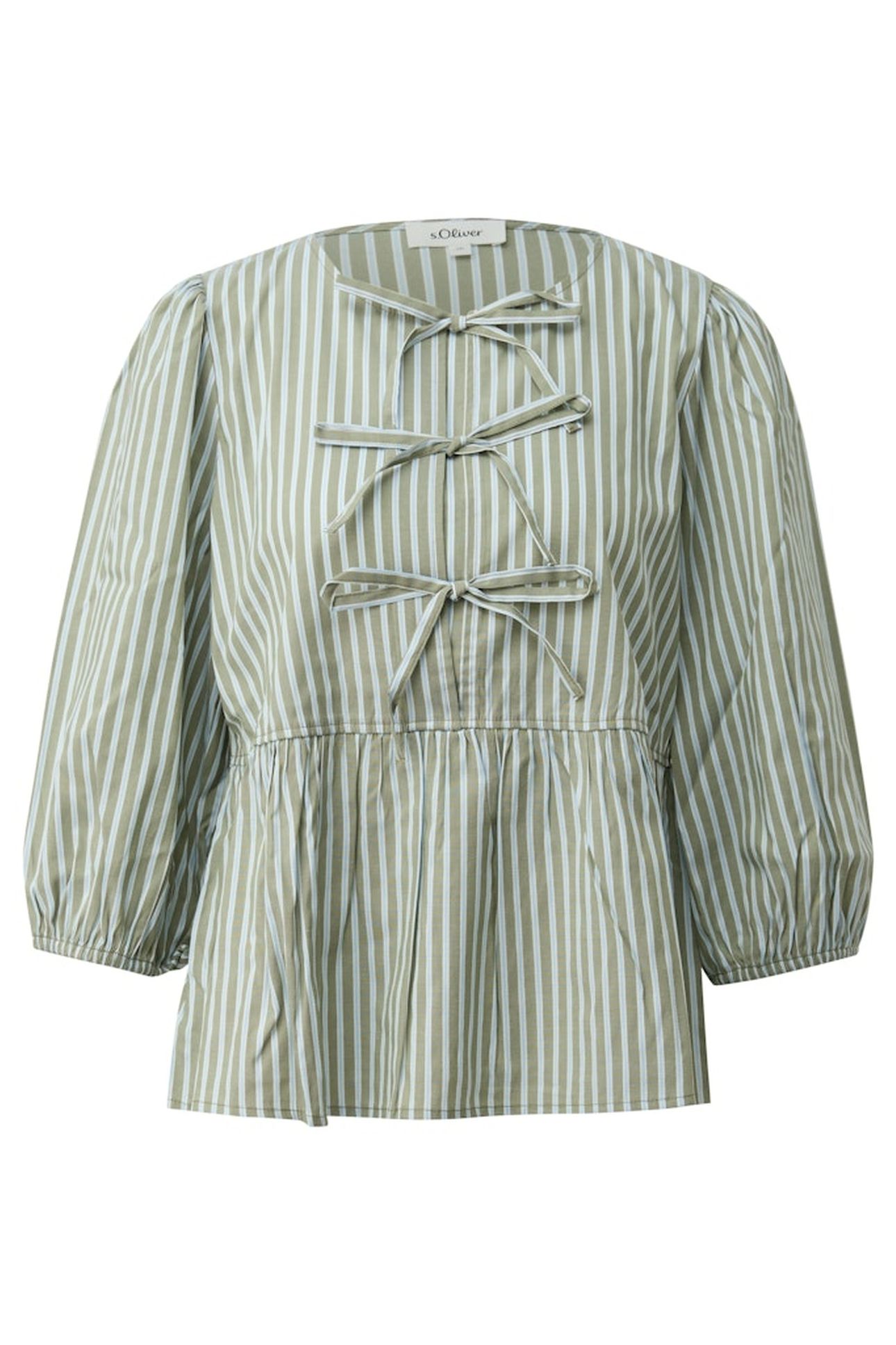 S.OLIVER BLOUSES ARMY GREEN 2