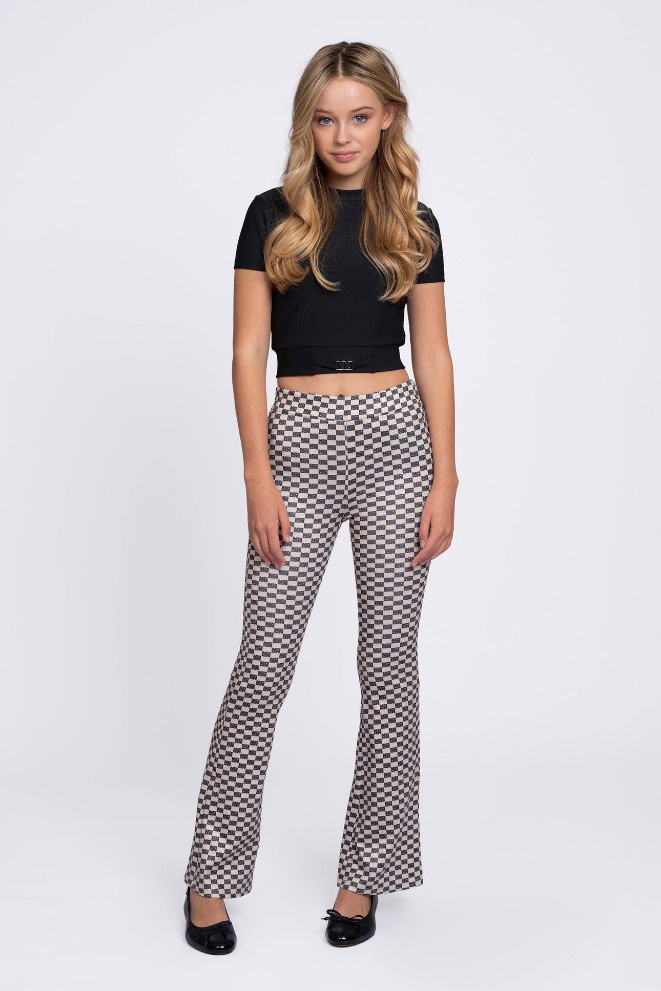 GIGIE PANTS WOOD ASH/BLACK 1