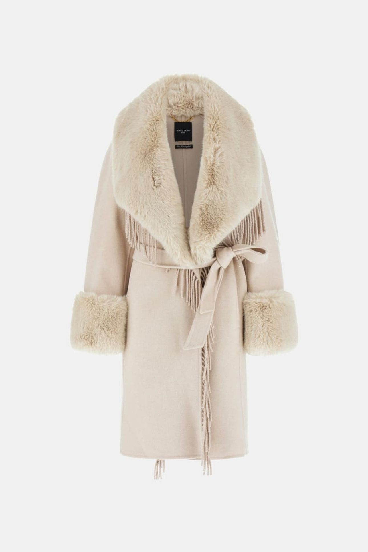 LILIANA COAT LIGHT BEIGE MULTI. 4