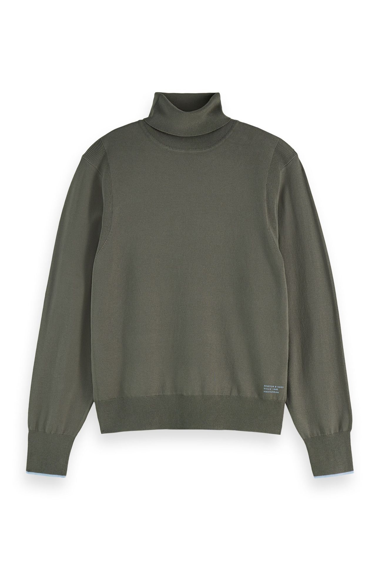 RELAXED FIT ROLL NECK PULLOVER THYME 6