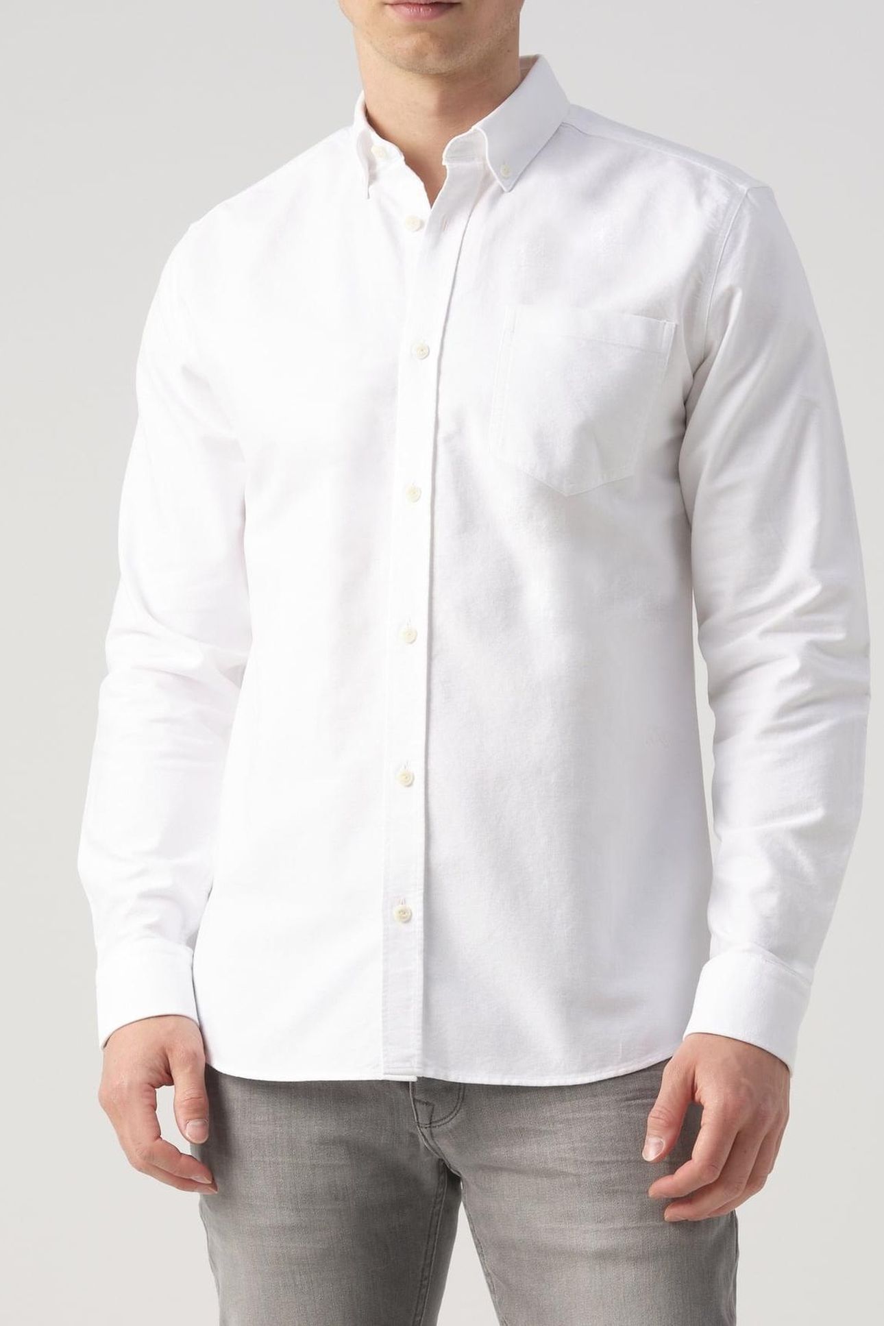 CASUAL SHIRT LM WHITE 1