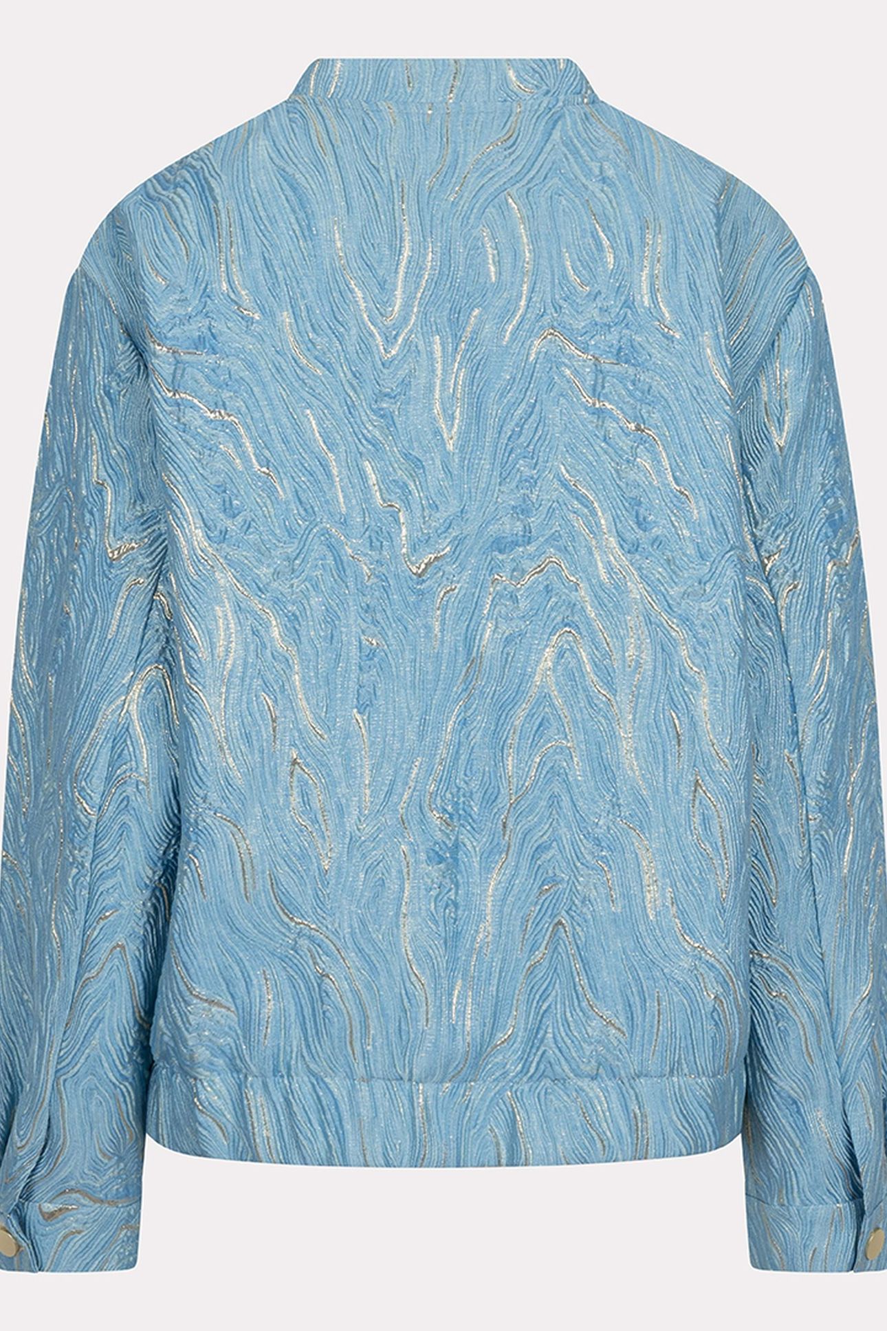 JACKET BOMBER JACQUARD BLUE 8
