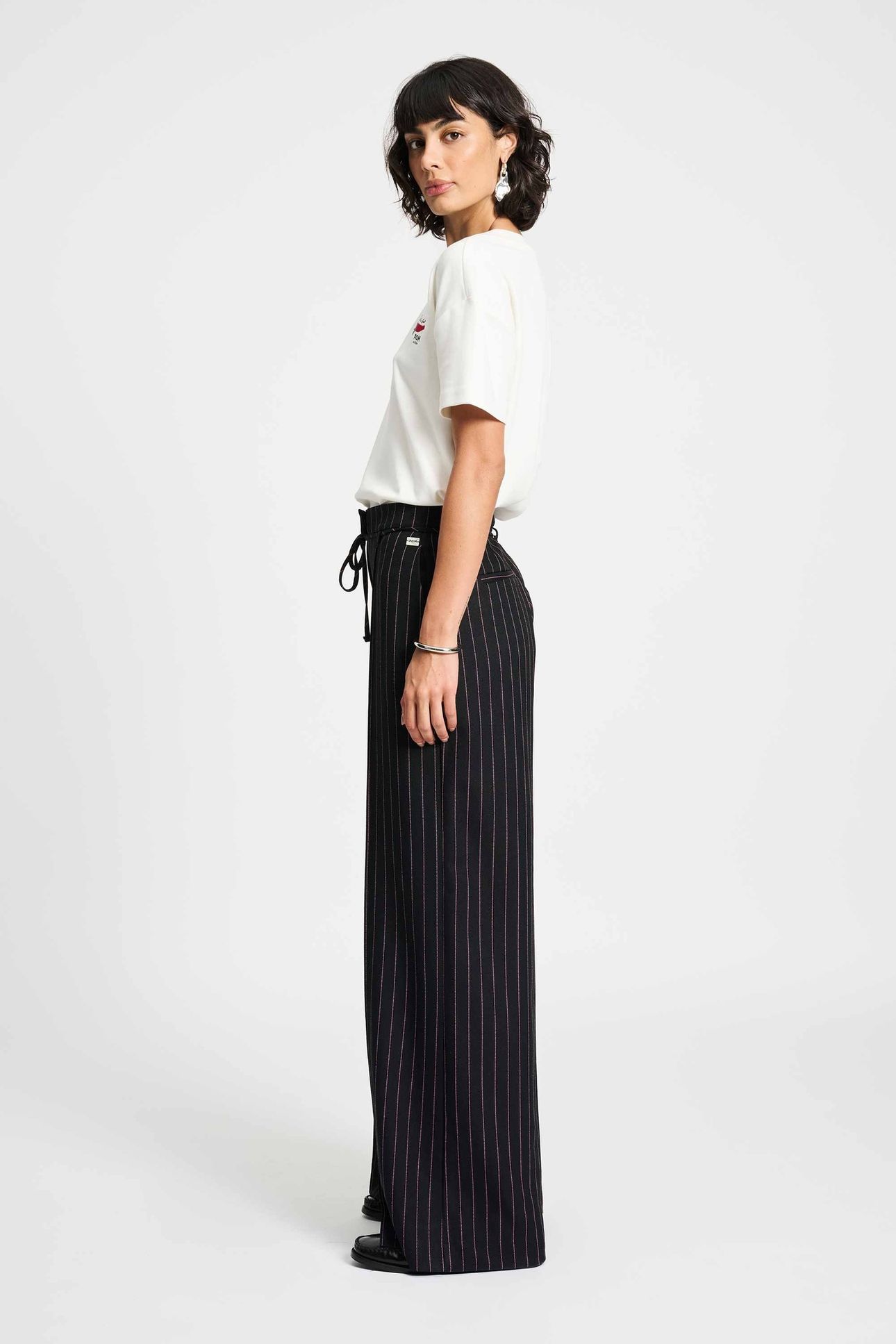 PANTS - NOIR STRIPED 4