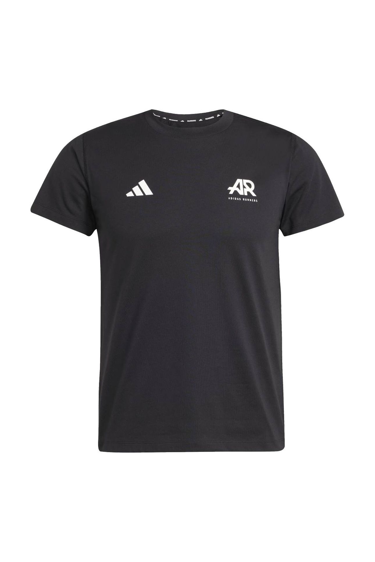 UNISEX PERFORMANCE ADIDAS RUNNERS UNITEFIT T-SHIRT BLACK 7