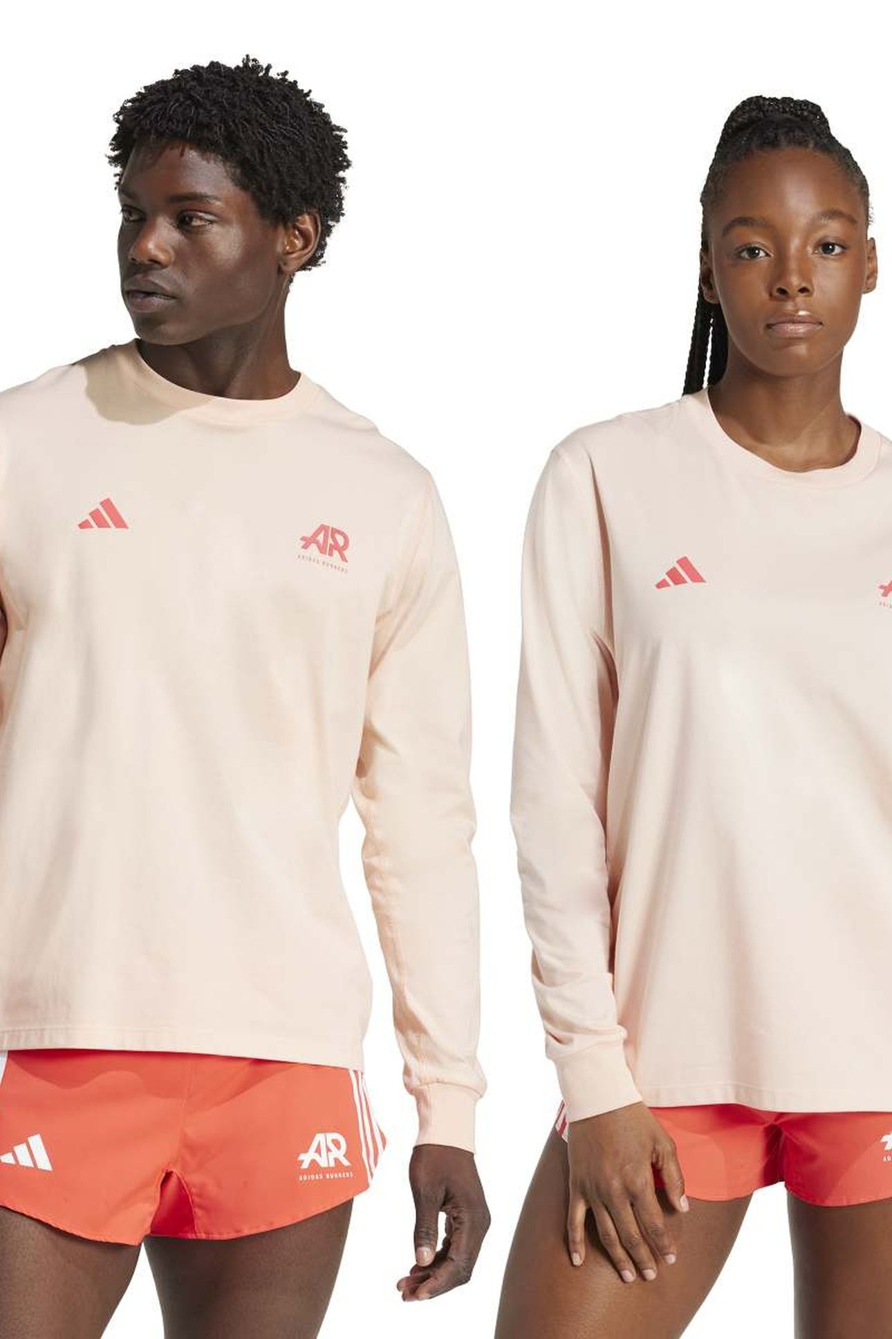 UNISEX PERFORMANCE ADIDAS RUNNERS UNITEFIT LONGSLEEVE POWDER 1