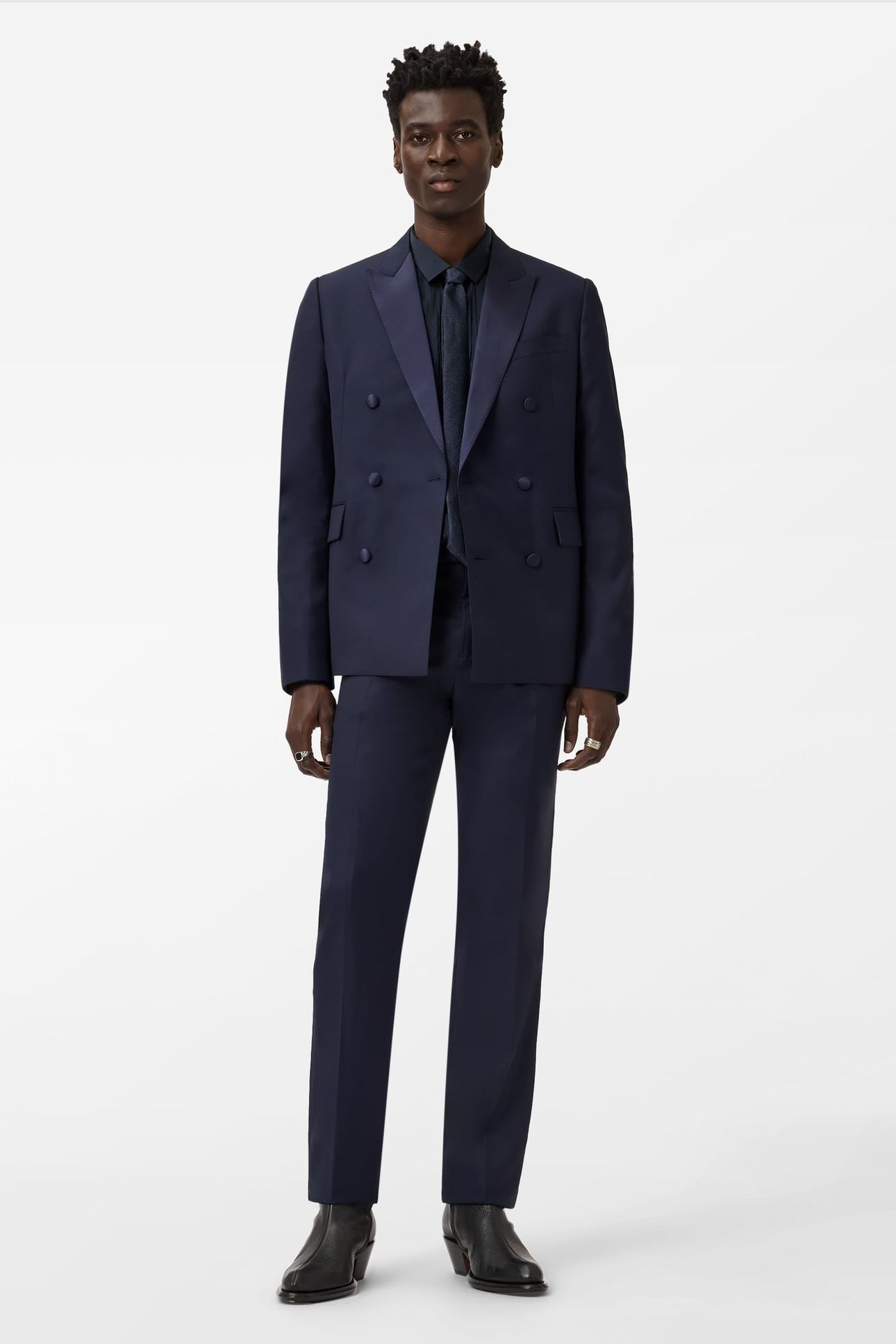 DALSTON TAILORED PANTS - SEPARATE PANTS NAVY 1