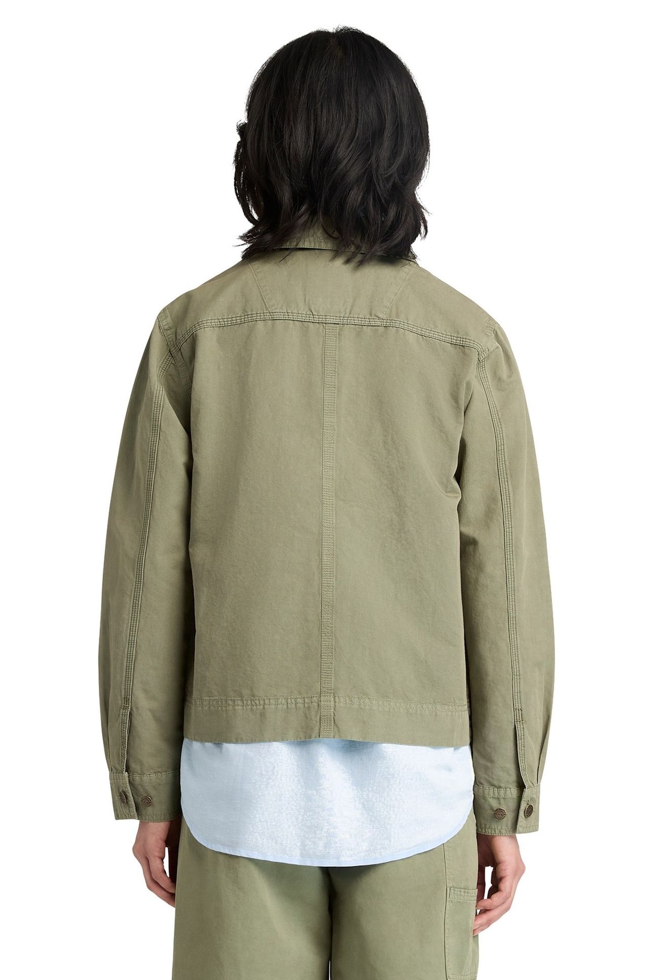 UTILITY COTTON LINEN SHACKET MEDIUM GREY 3