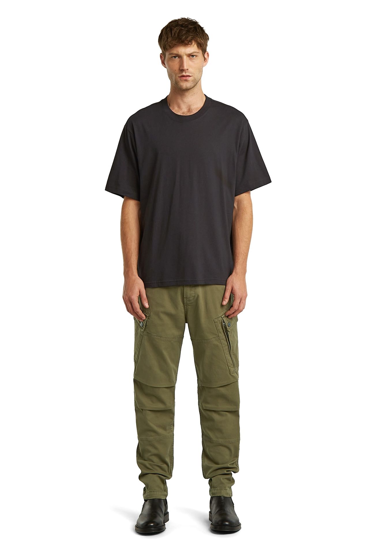 ROXIC ZIP STRAIGHT TAPERED SHADOW OLIVE 1
