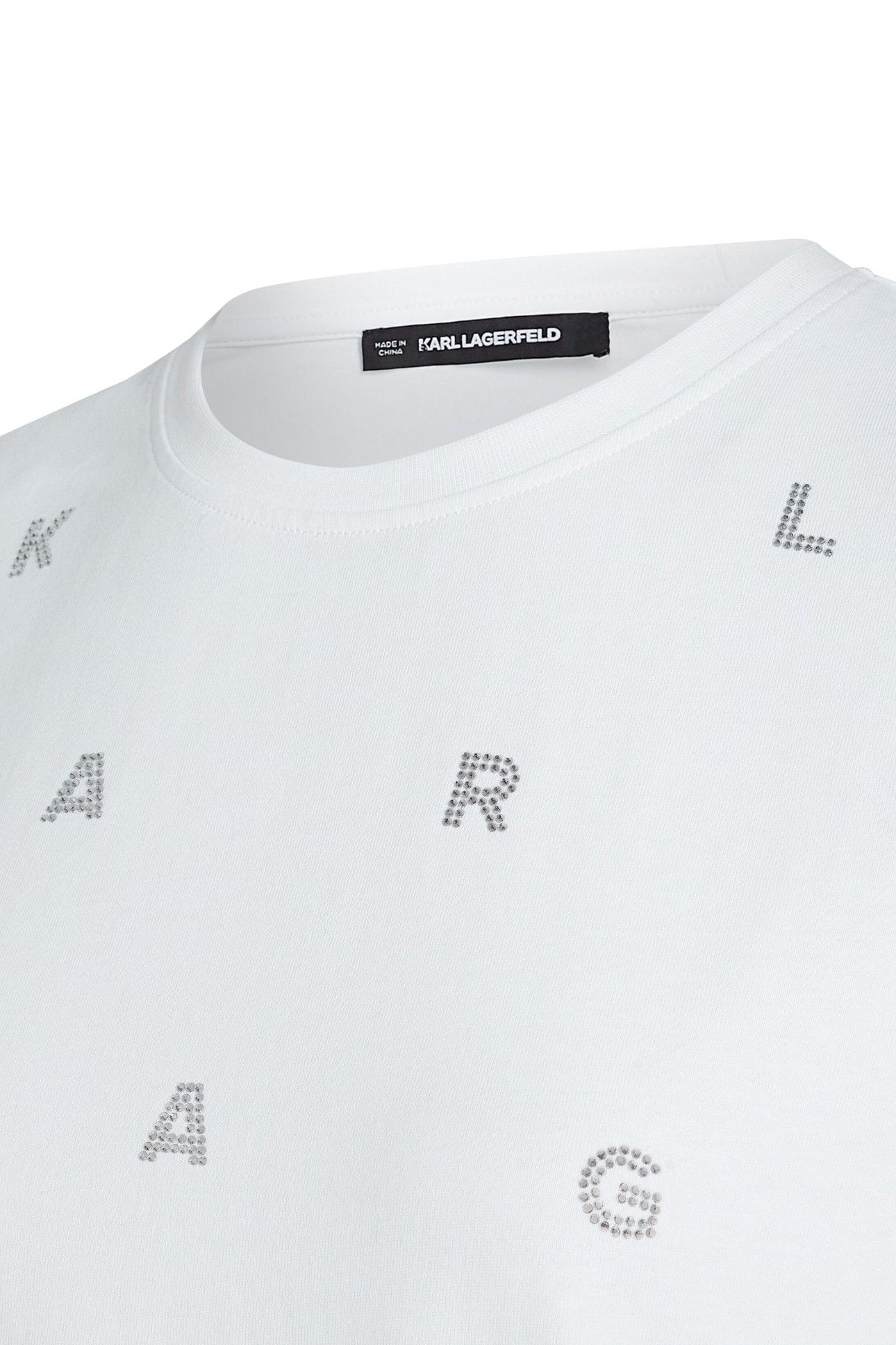 RHINESTONE HEAVY JERSEY T-SHIRT WHITE 3