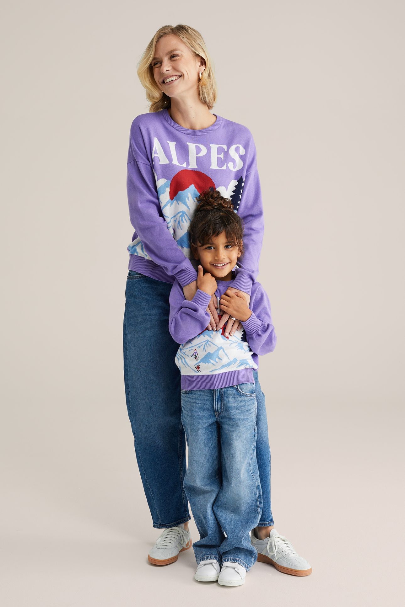 KNITTED PULLOVER PURPLE 7