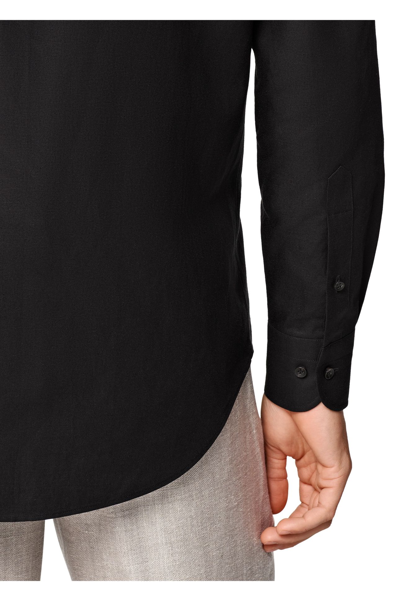 SHIRT-OVERSHIRT-LYOCELLBLACK CASUAL SHIRTS BLACK 10