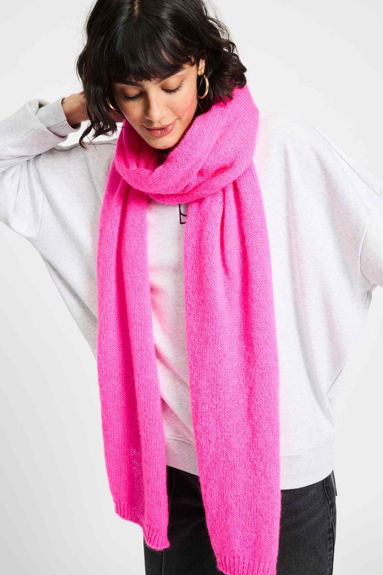 SHAWL - DASHING PINK 1